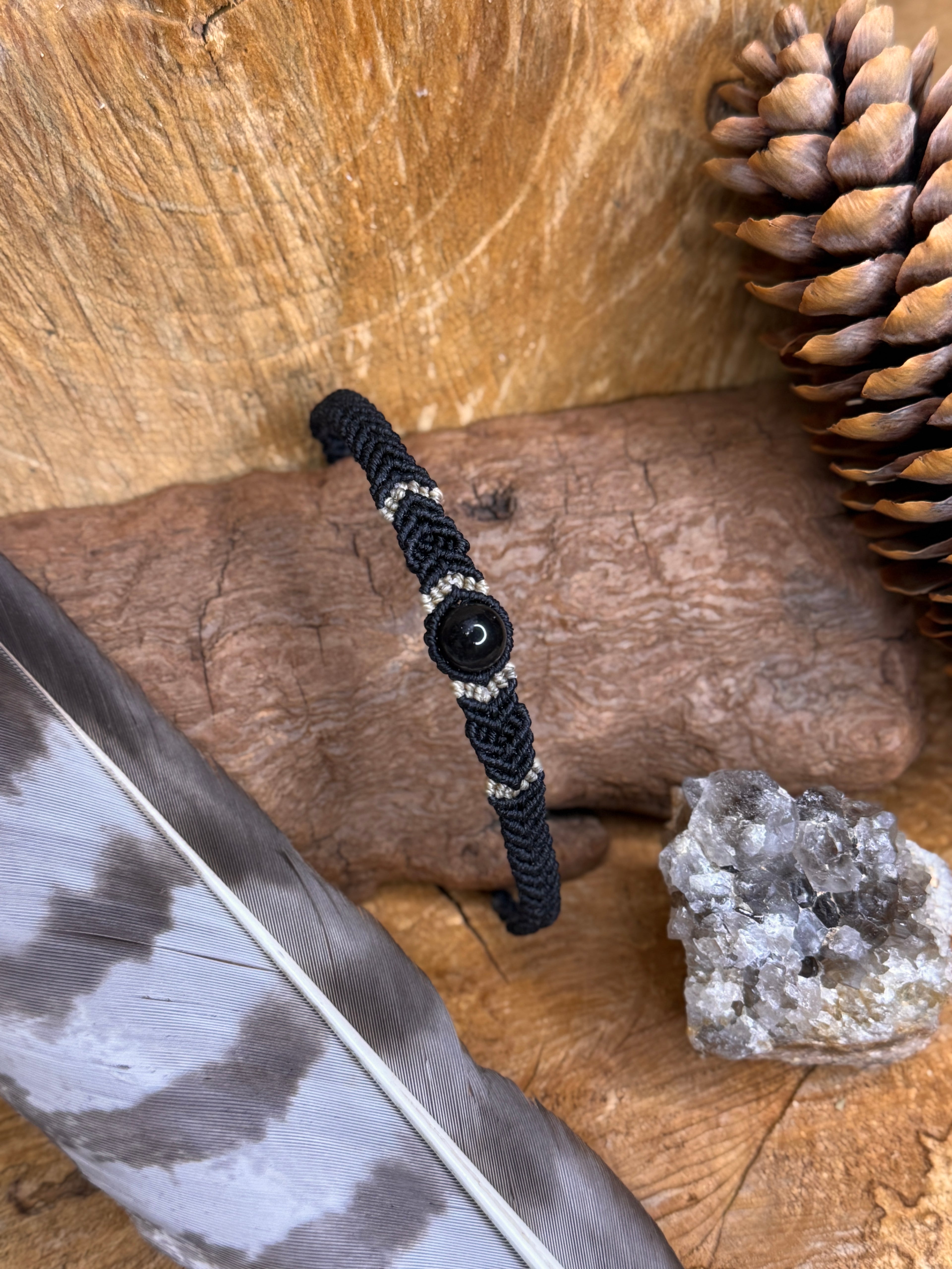 Bracelet • obsidienne