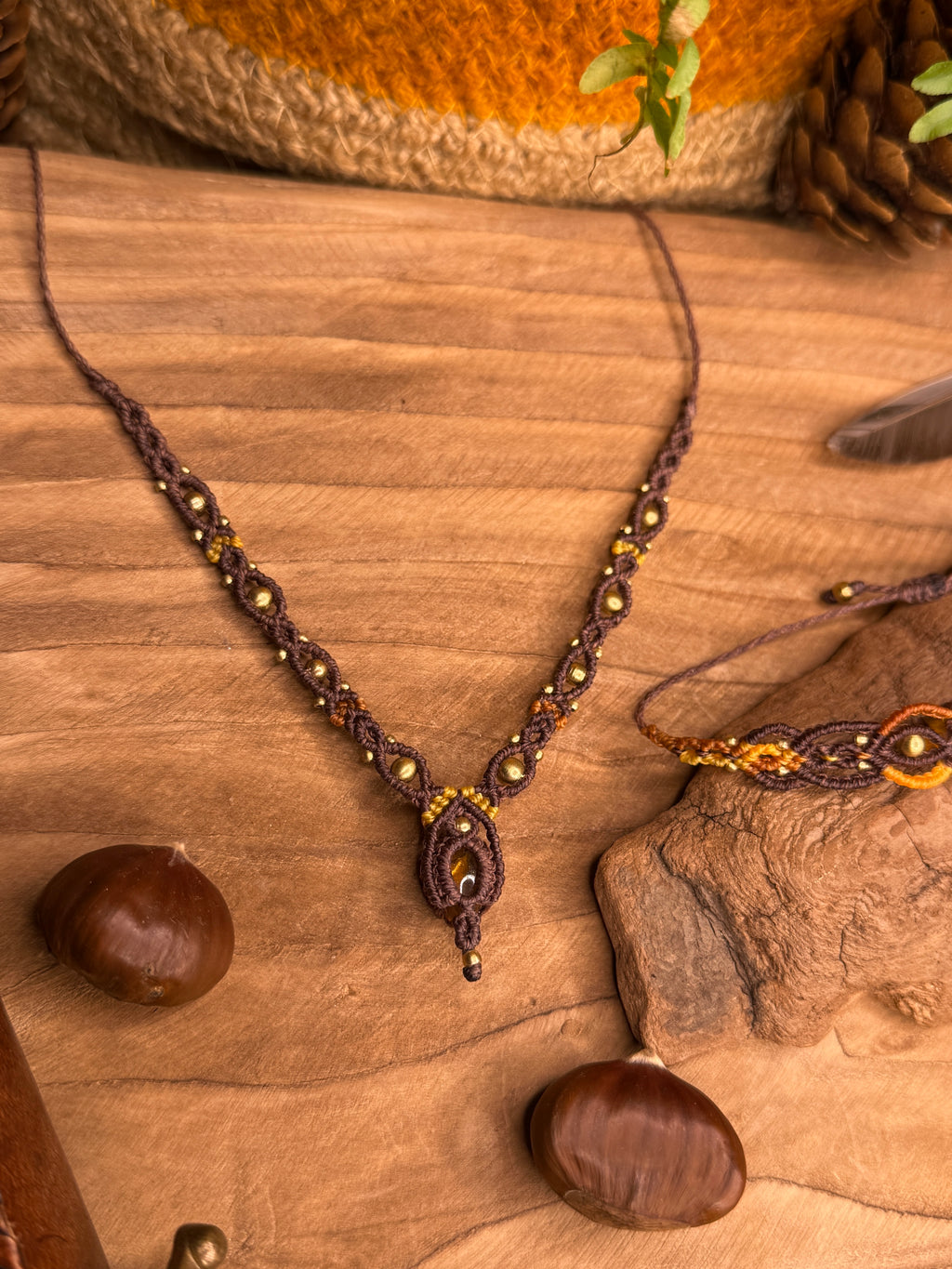 Ensemble • Collier et bracelet • Citrine