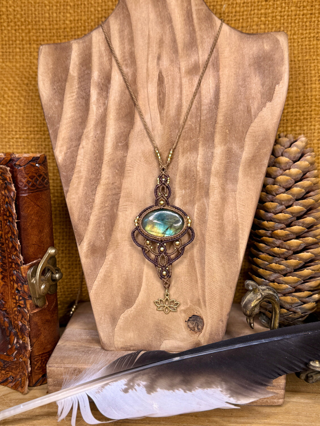 Collier • Labradorite • Lotus
