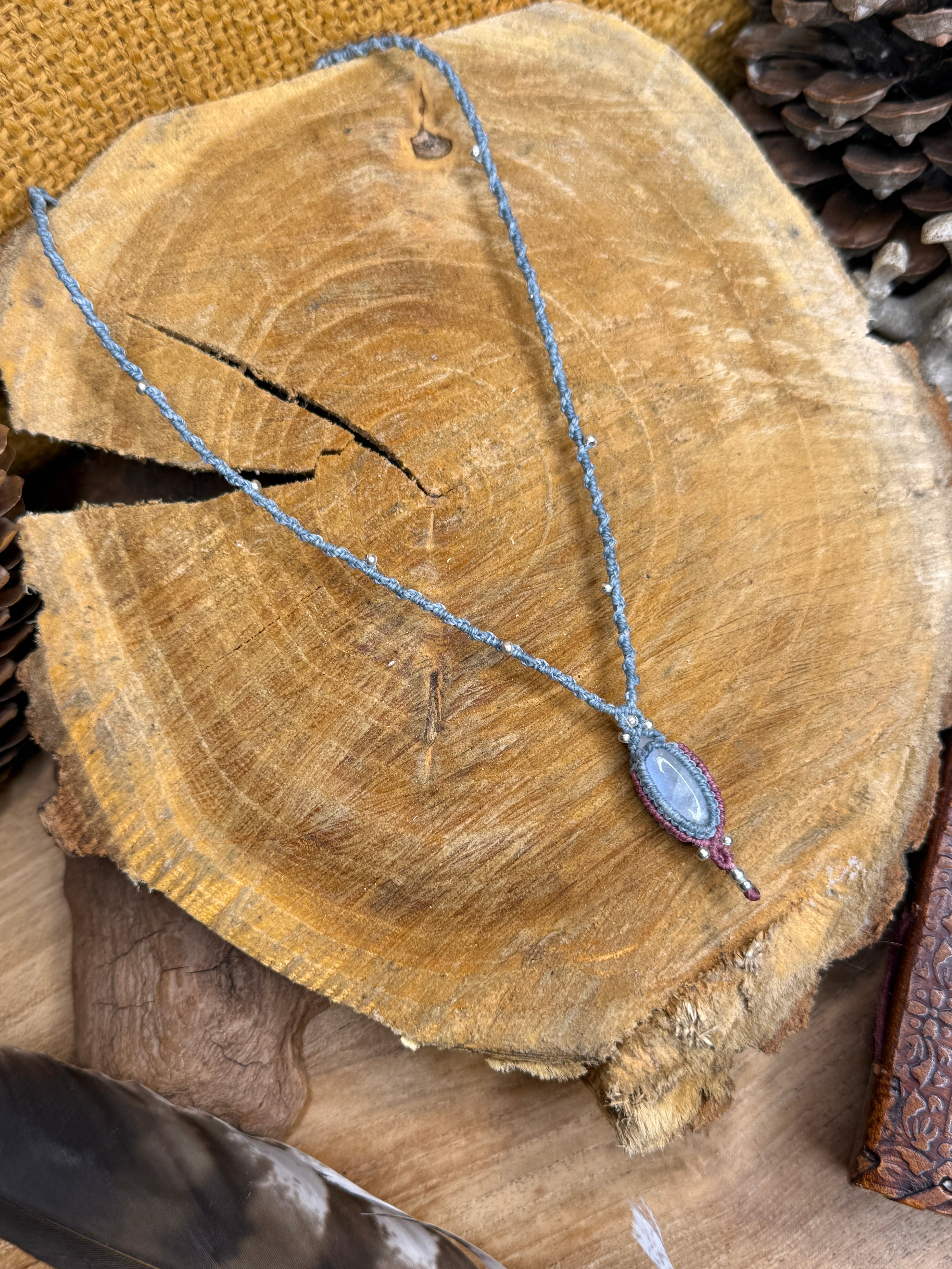 Collier • Pierre de lune (commande personnalisée)