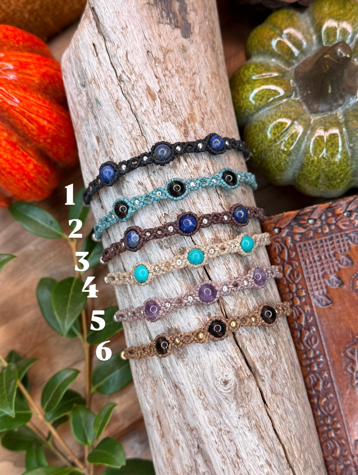 Bracelet • perles en pierres naturelles