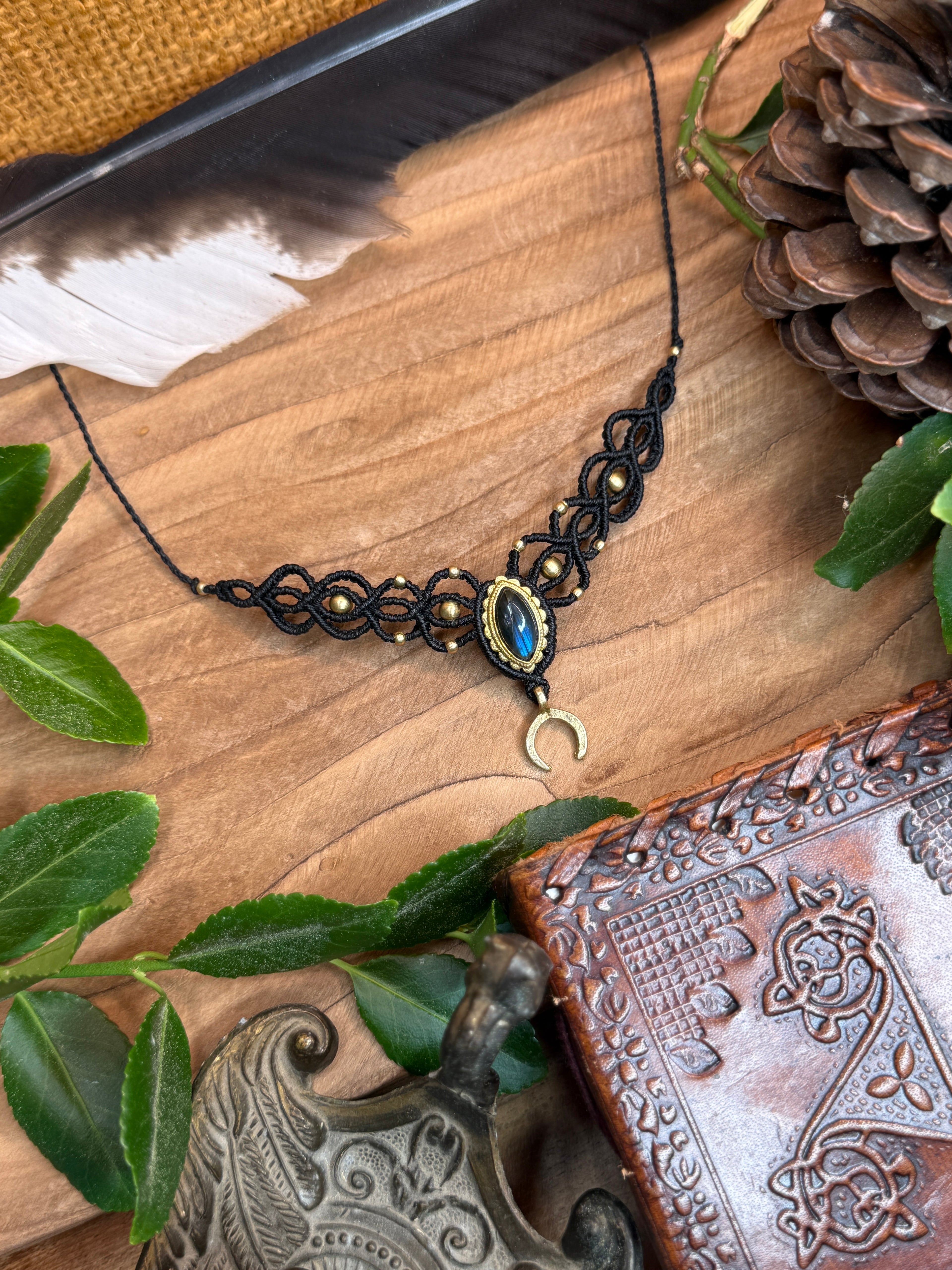 Collier • Labradorite • ras-de-cou