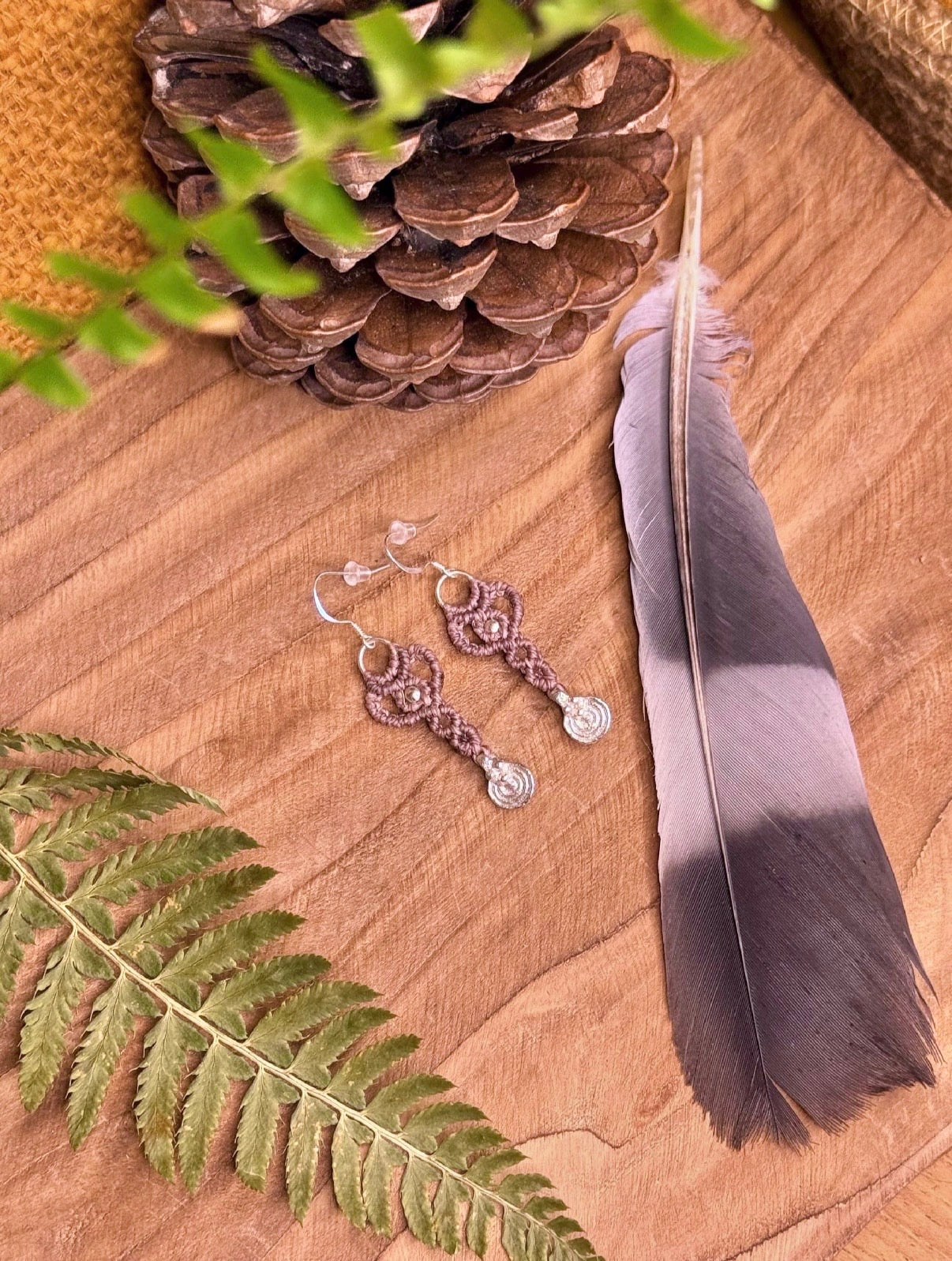 Petite boucles d’oreilles en laiton argenté