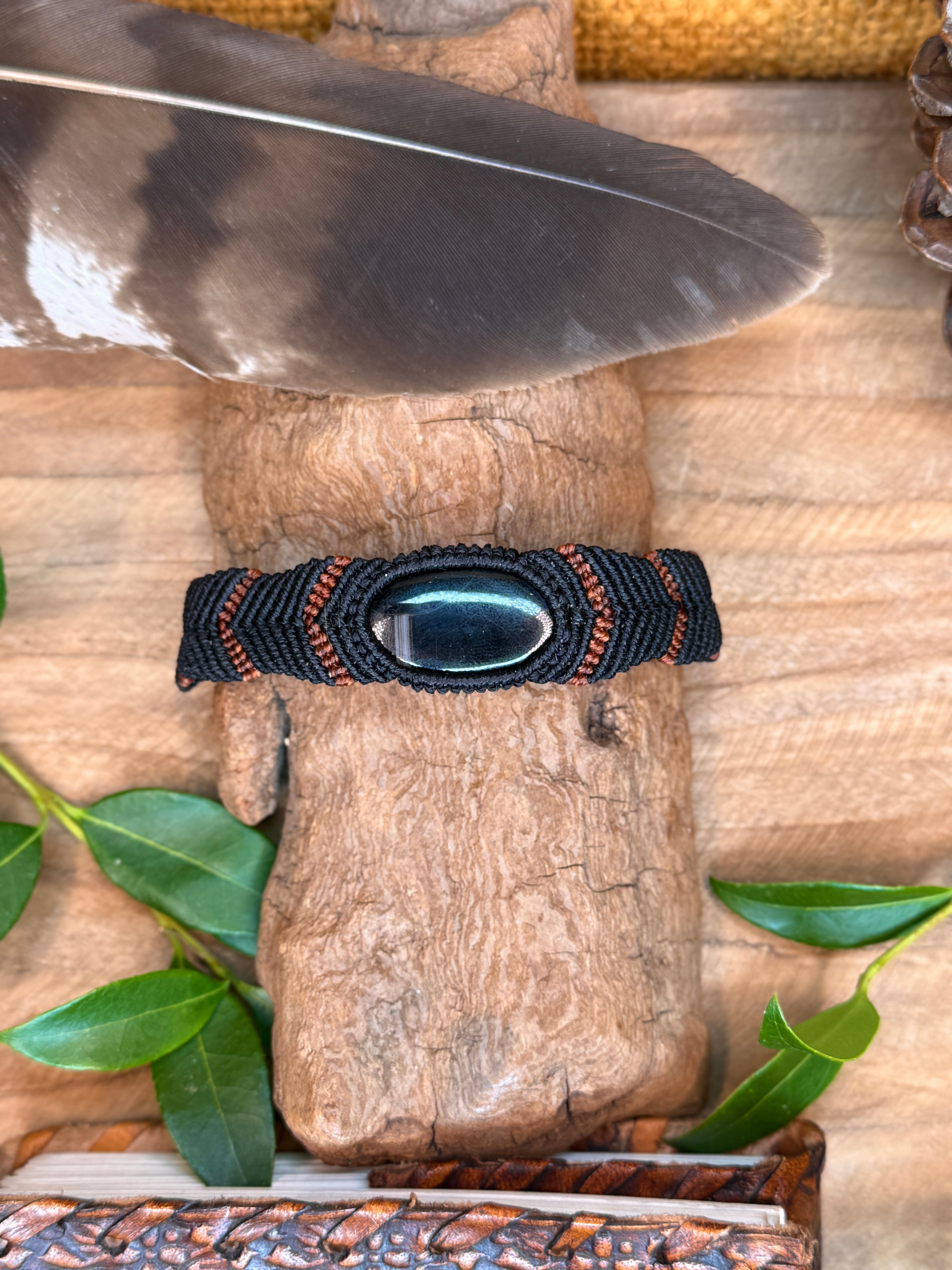 Bracelet • Agate noire