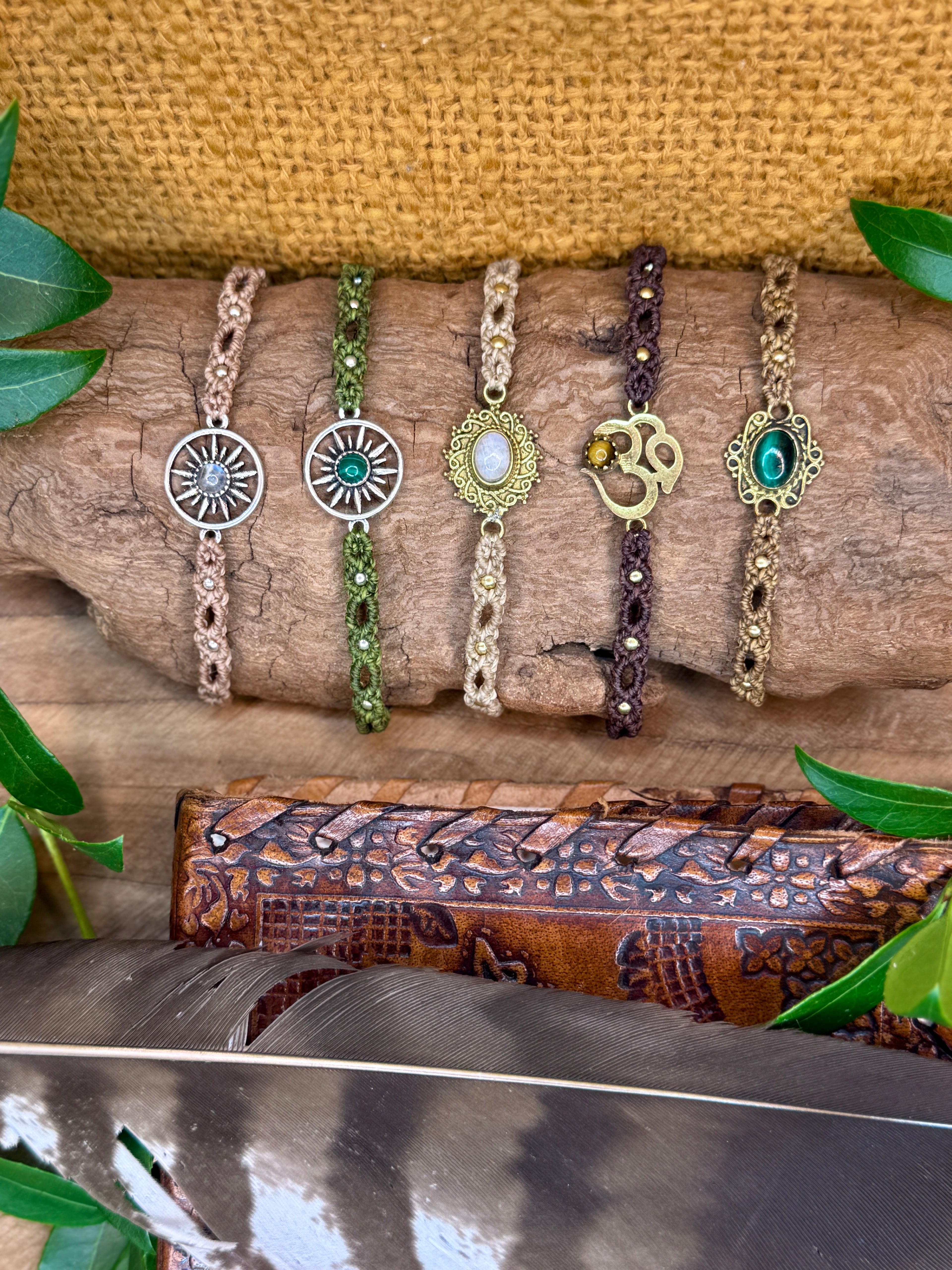 Bracelet • Pendentif • Pierres naturelles semi-précieuses