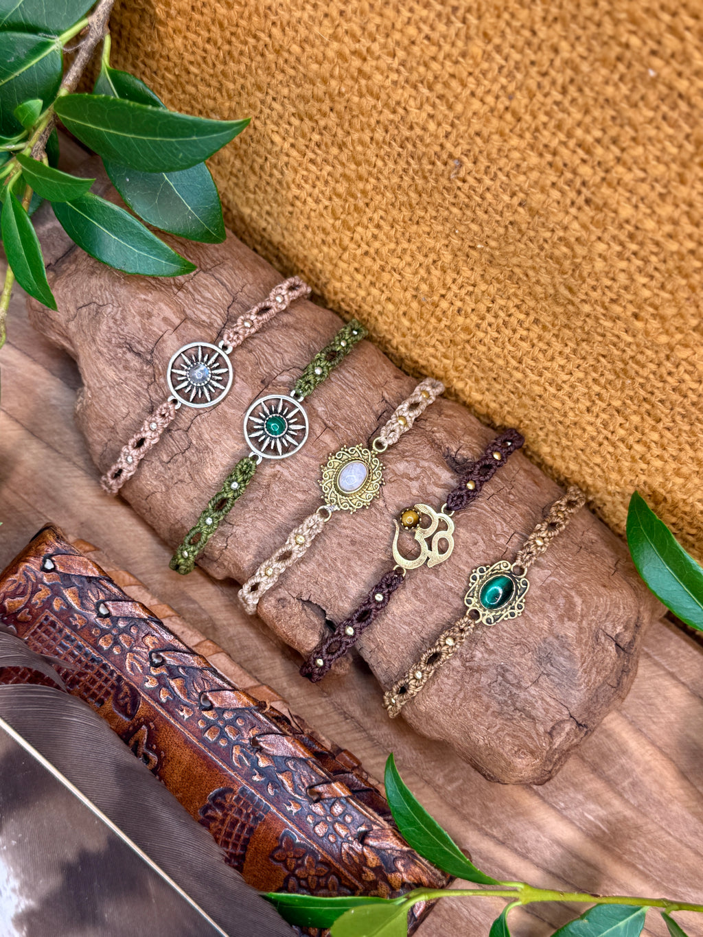 Bracelet • Pendentif • Pierres naturelles semi-précieuses