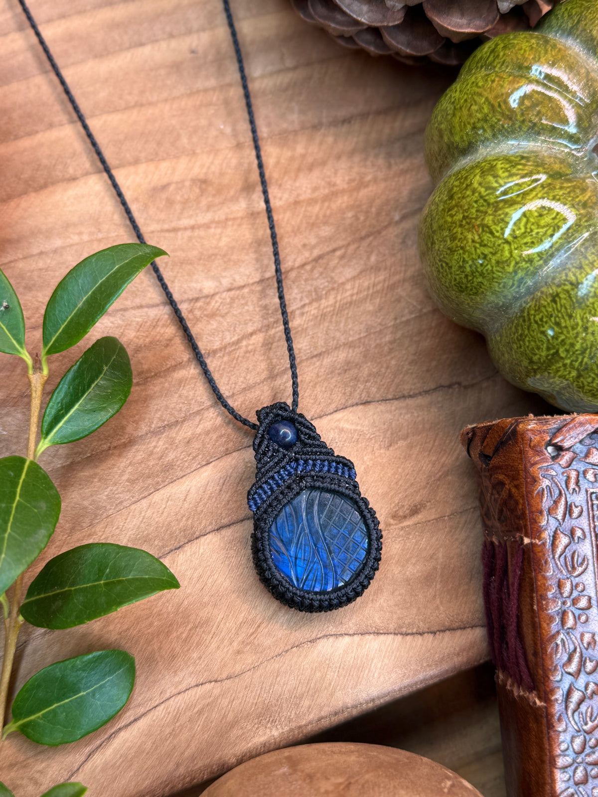 Collier • Pendentif • Labradorite • sodalite