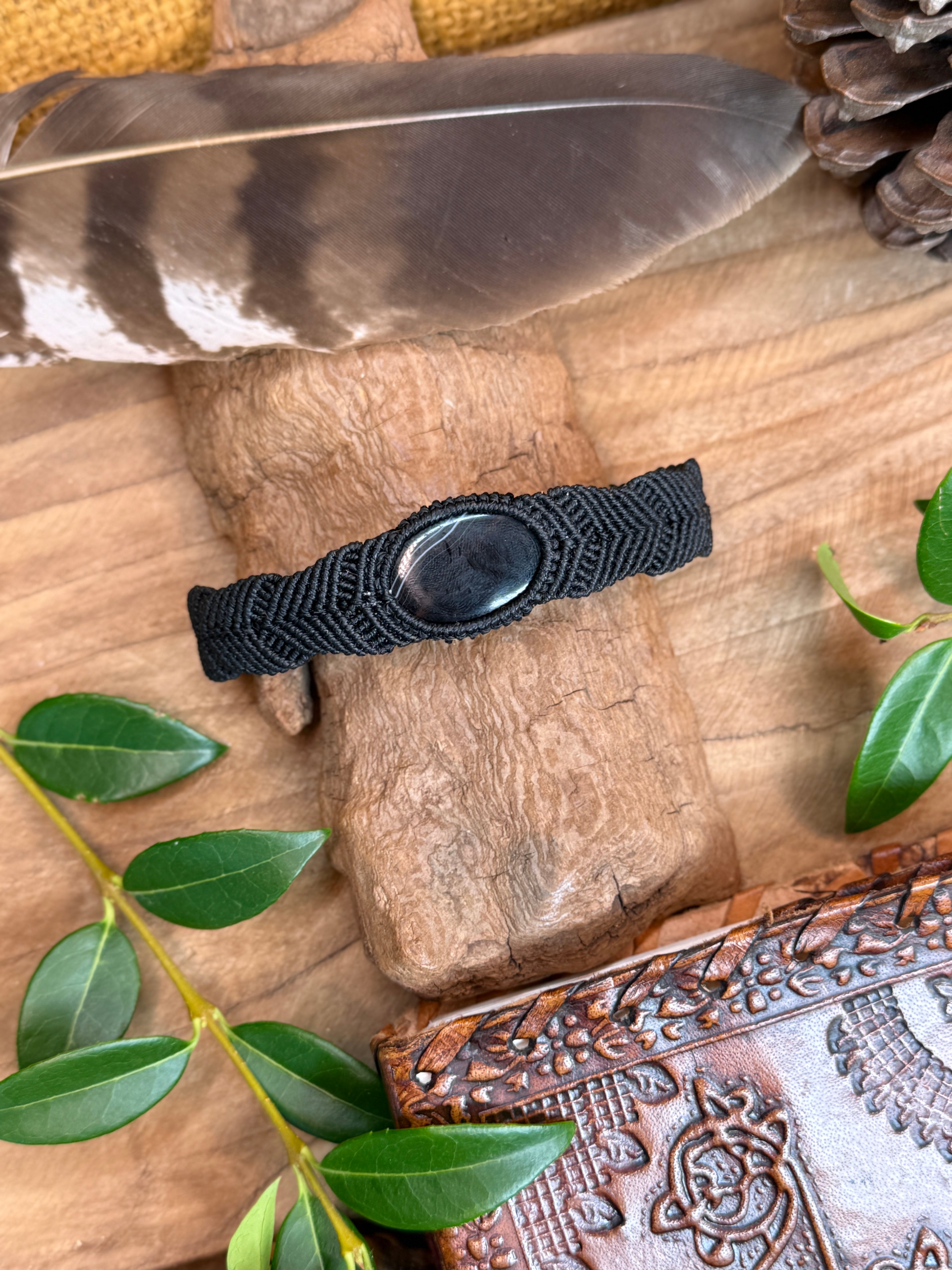 Bracelet • Agate Noire