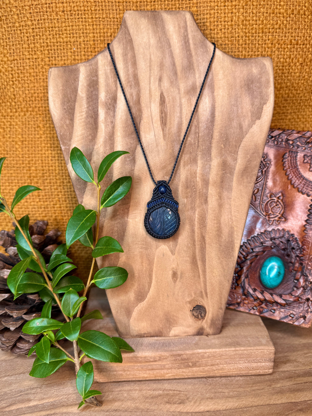 Collier • Pendentif • Labradorite • sodalite