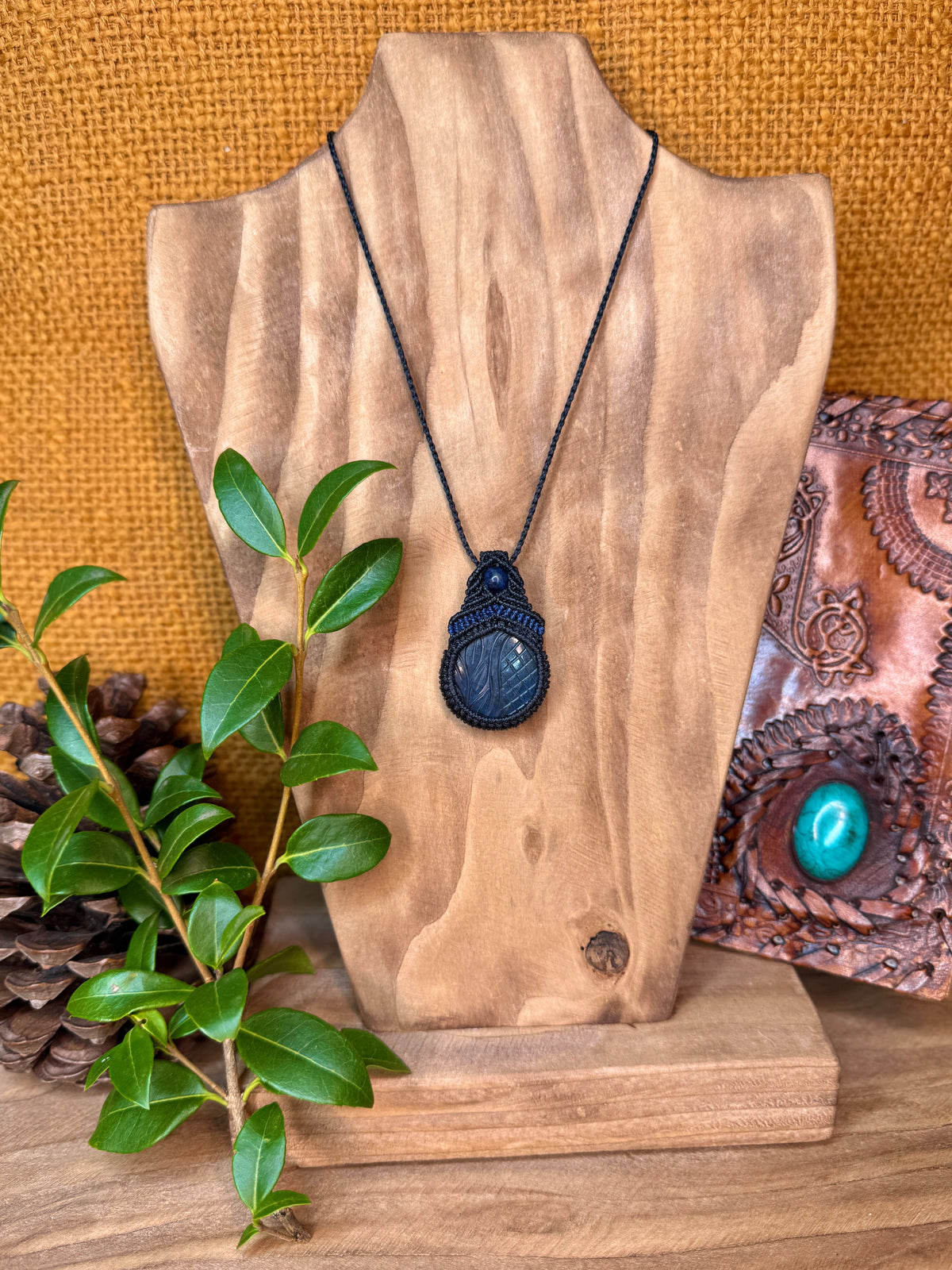 Collier • Pendentif • Labradorite • sodalite