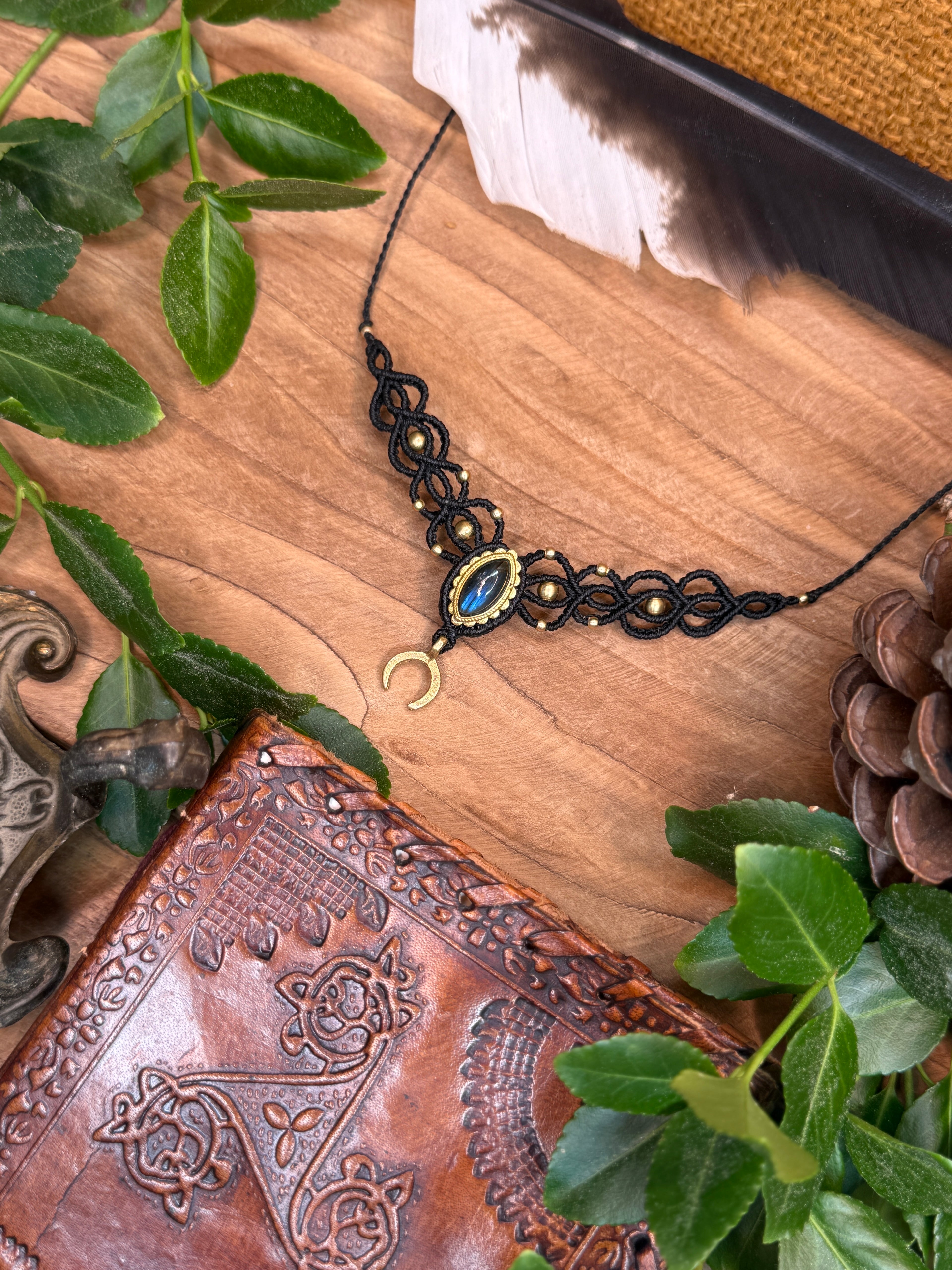 Collier • Labradorite • ras-de-cou