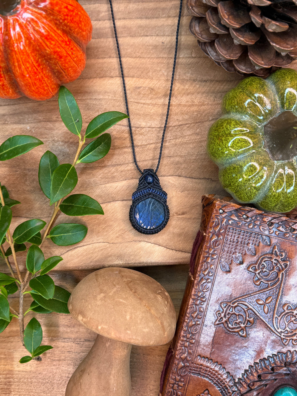 Collier • Pendentif • Labradorite • sodalite