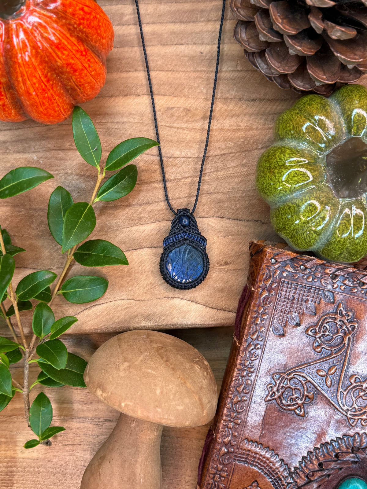 Collier • Pendentif • Labradorite • sodalite