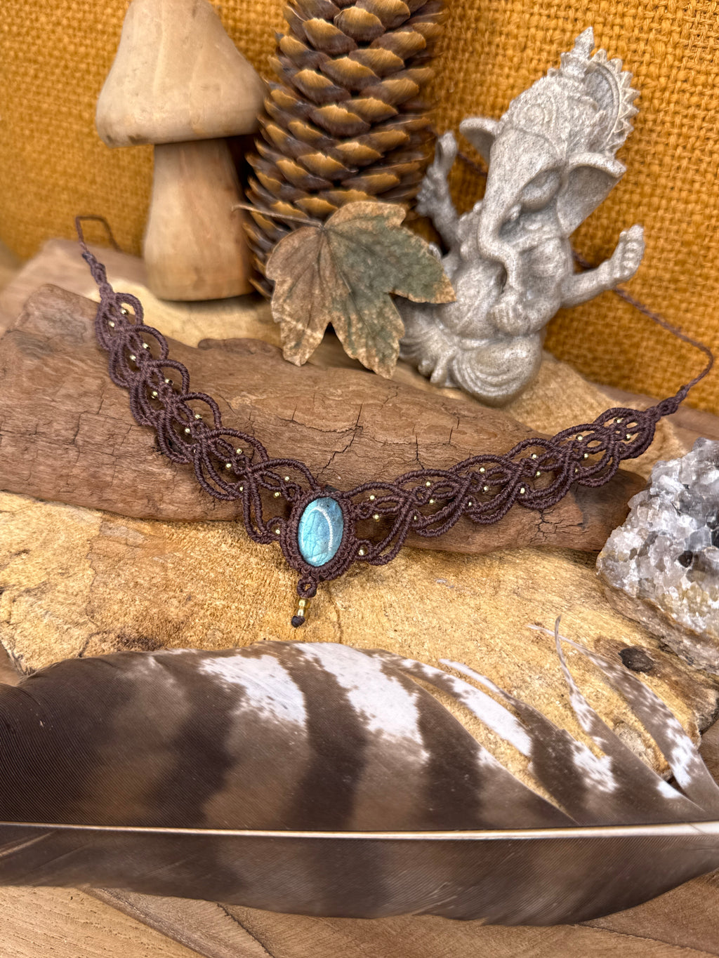 Collier • labradorite