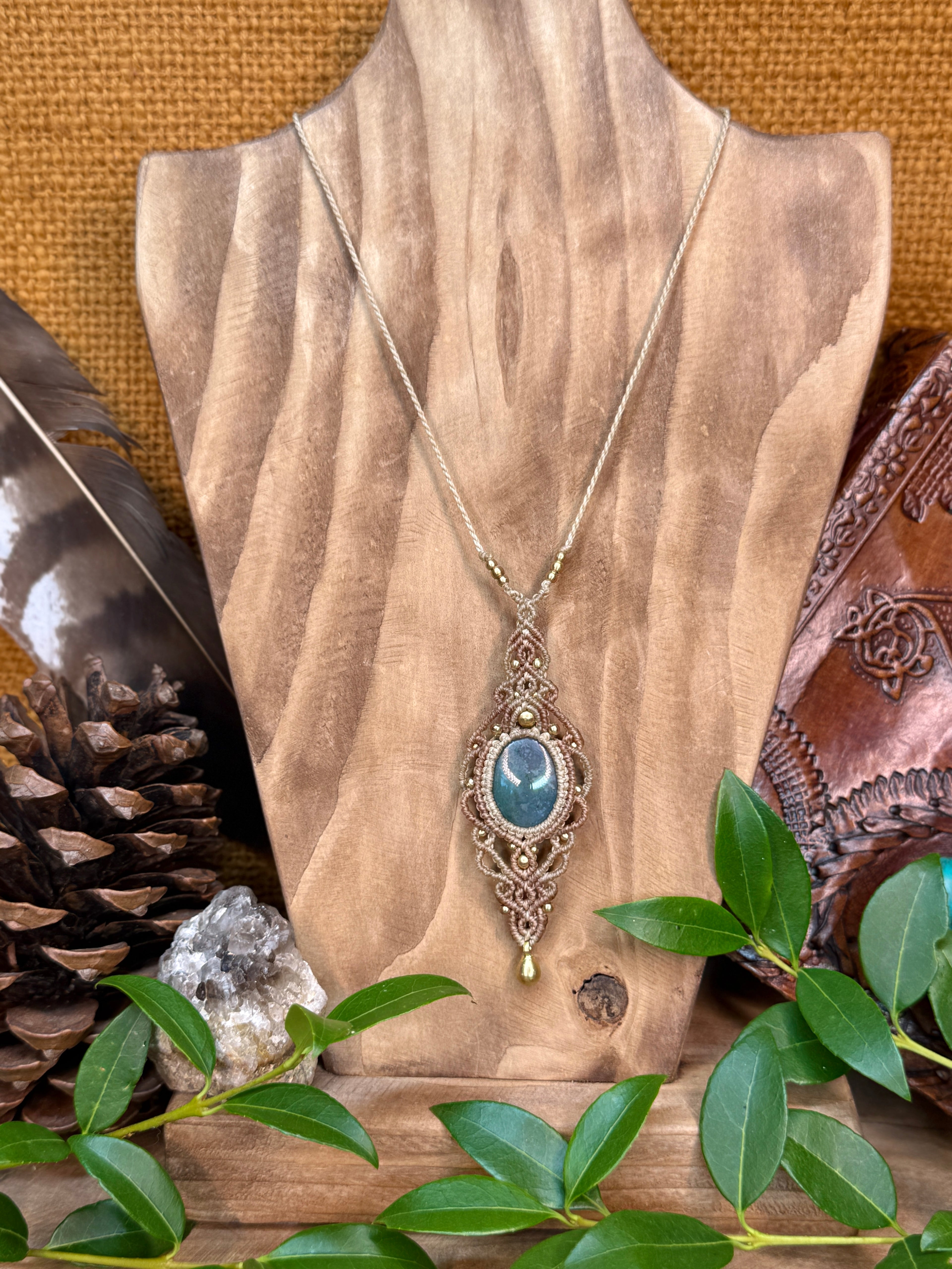 Collier • Agate mousse