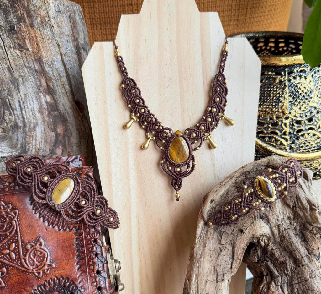 Bracelet avec une pierre d’œil de tigre