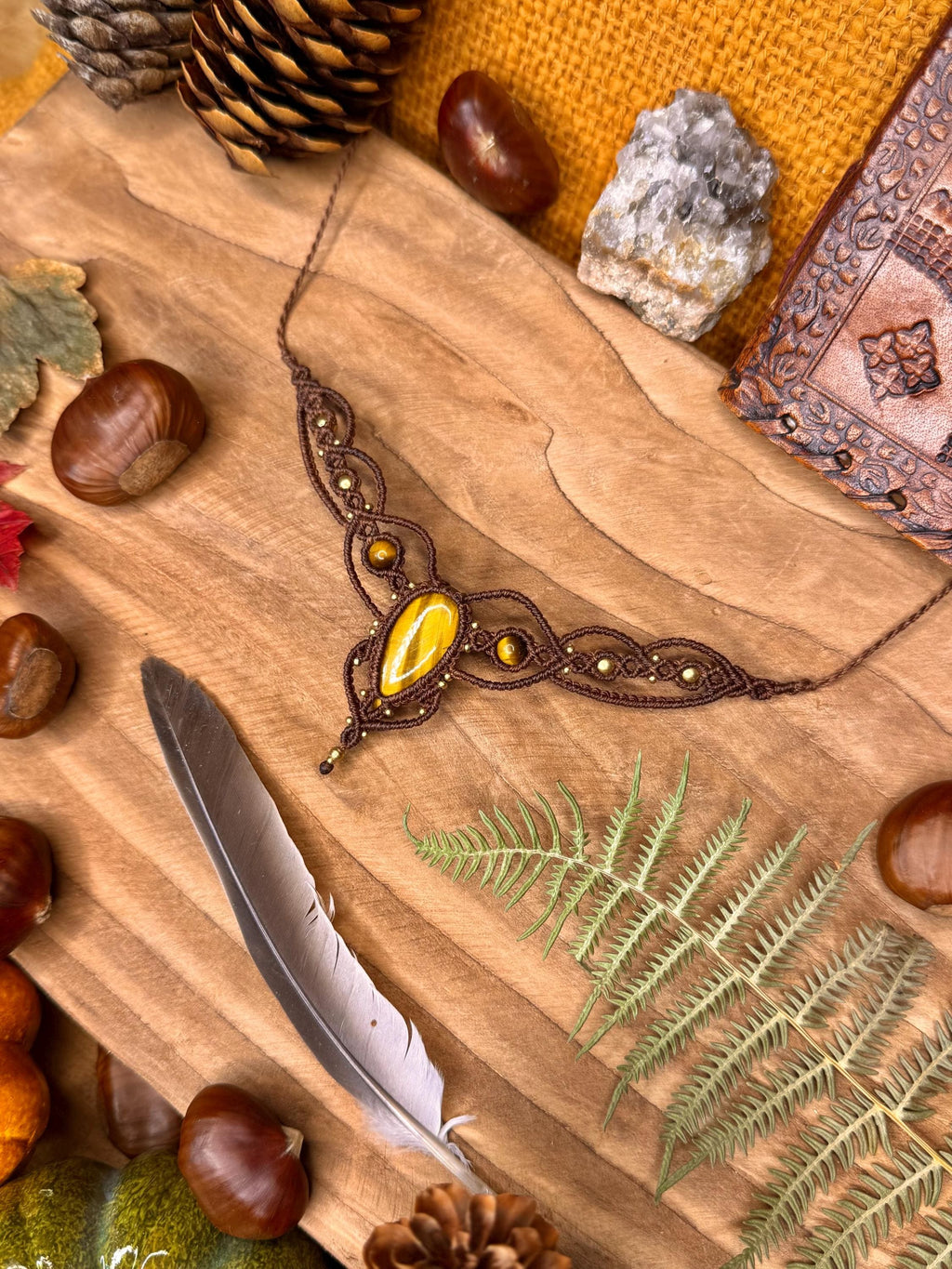 Collier œil de tigre• Protection & ancrage