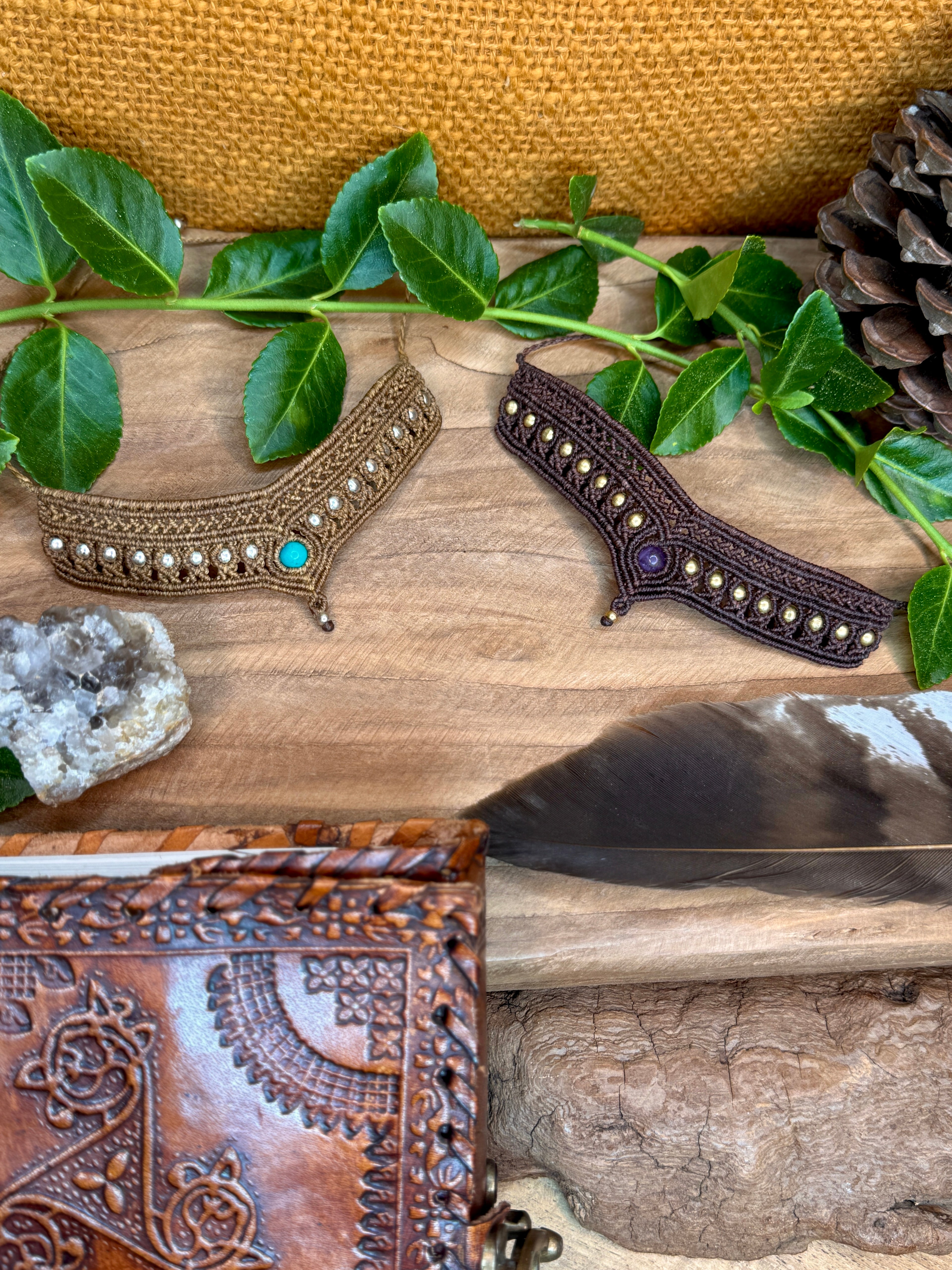 Bracelet • Gold-plated brass cuff