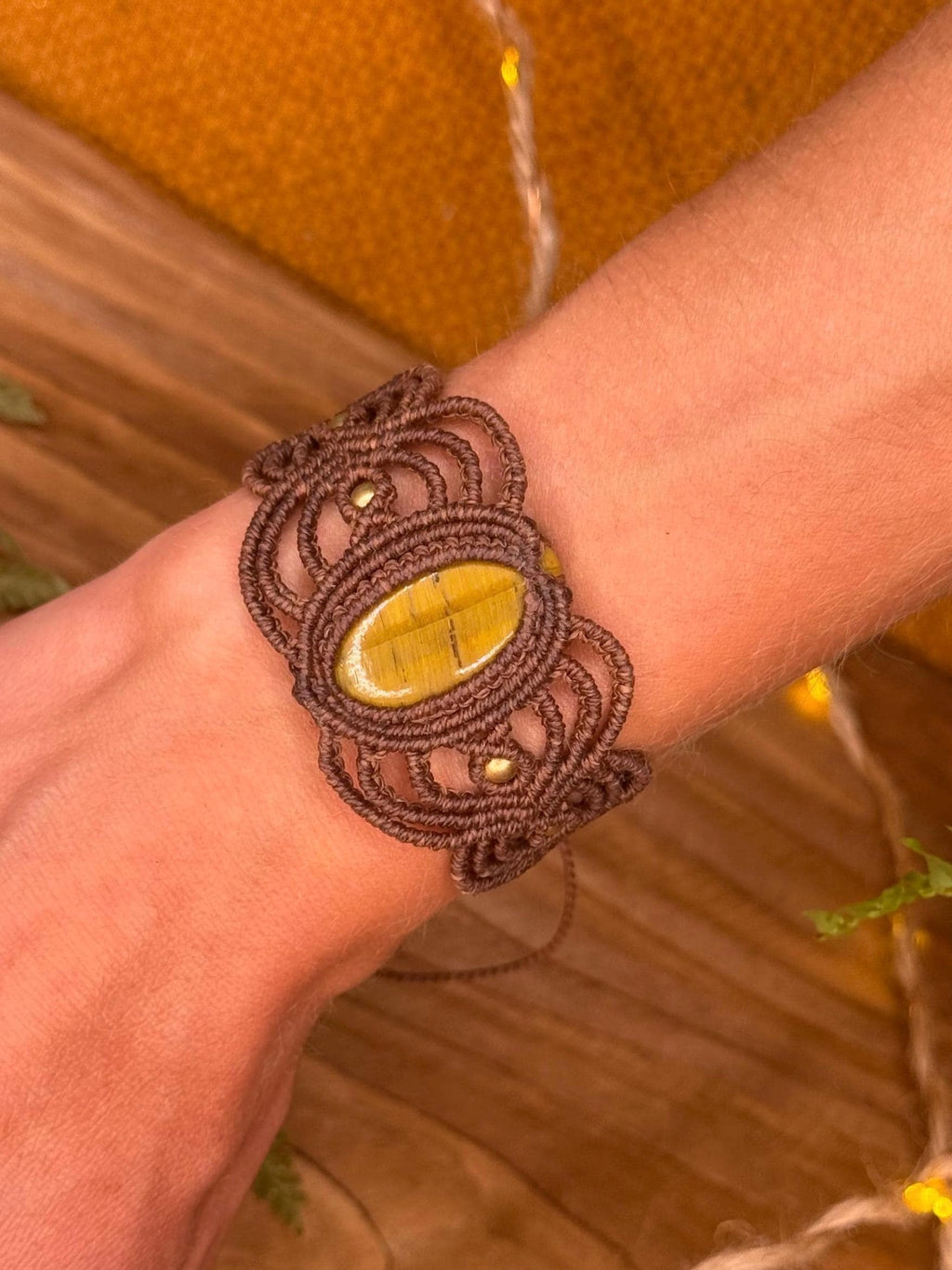 Bracelet avec une pierre d’œil de tigre