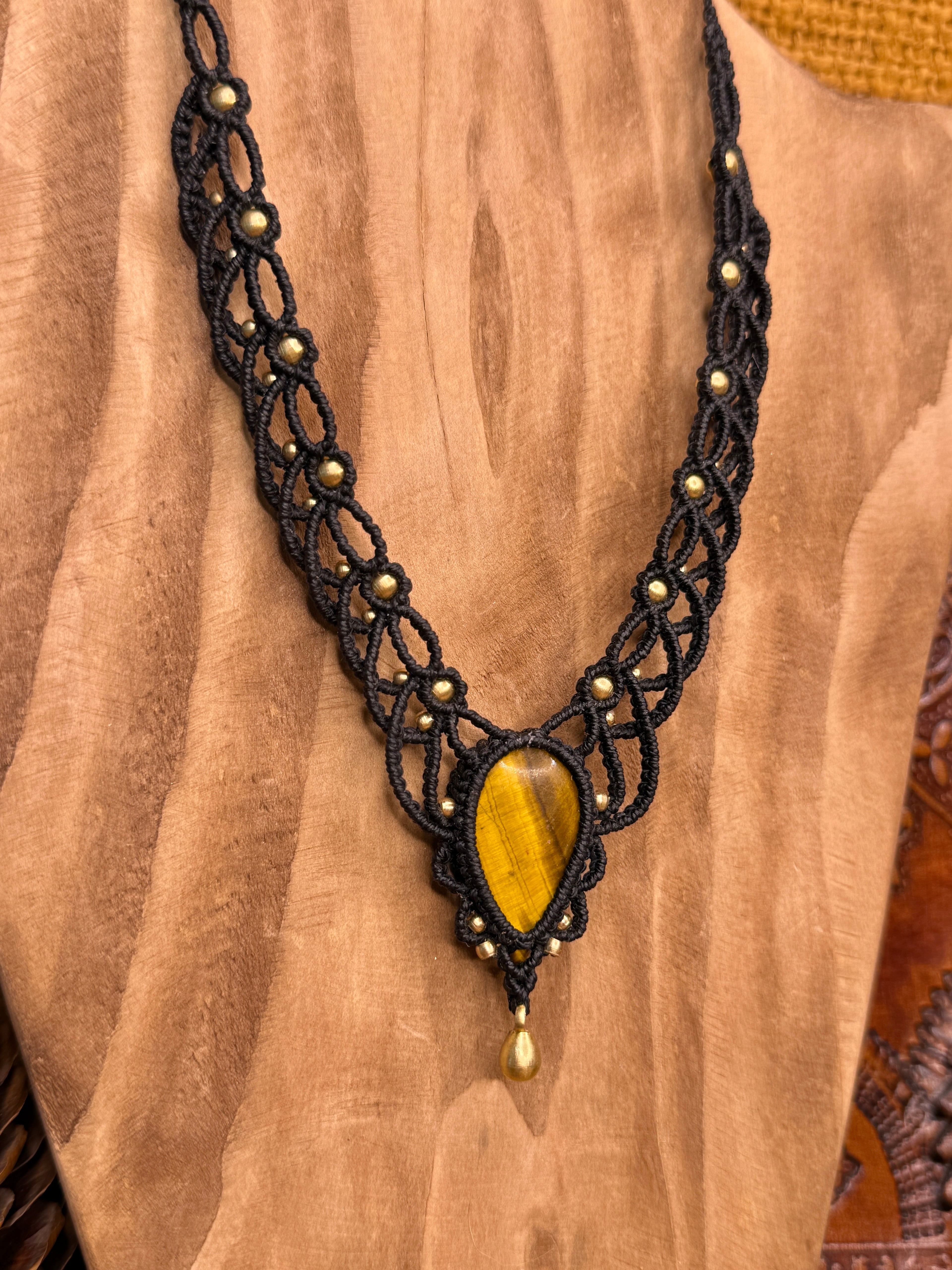 Collier • œil de tigre • Protection & ancrage