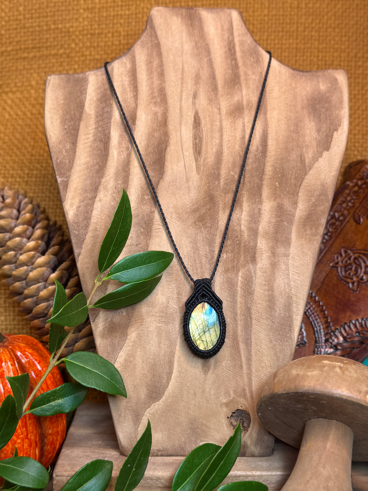 Collier • Pendentif • Labradorite