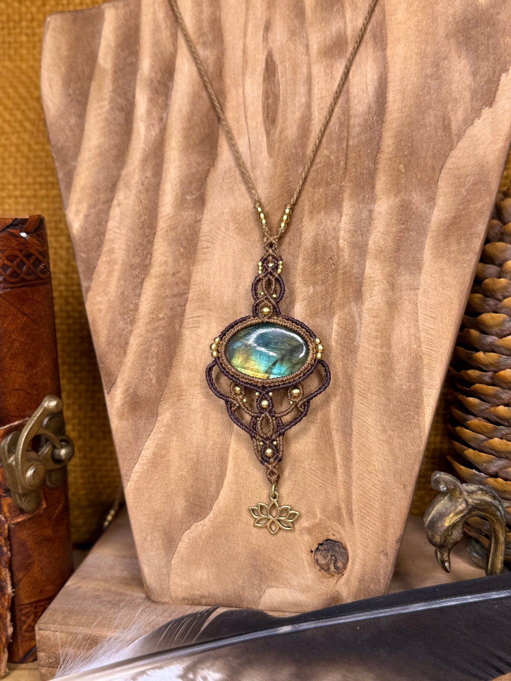 Collier • Labradorite • Lotus