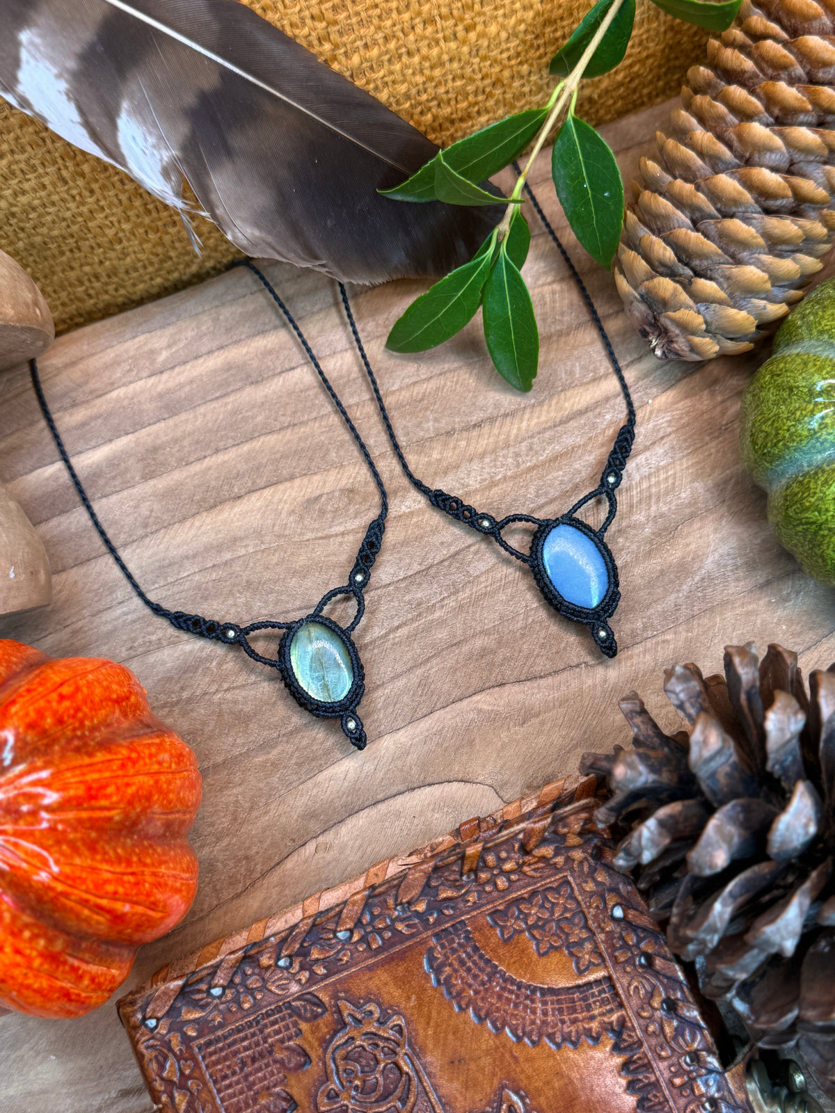 Collier • Labradorite • Angélite