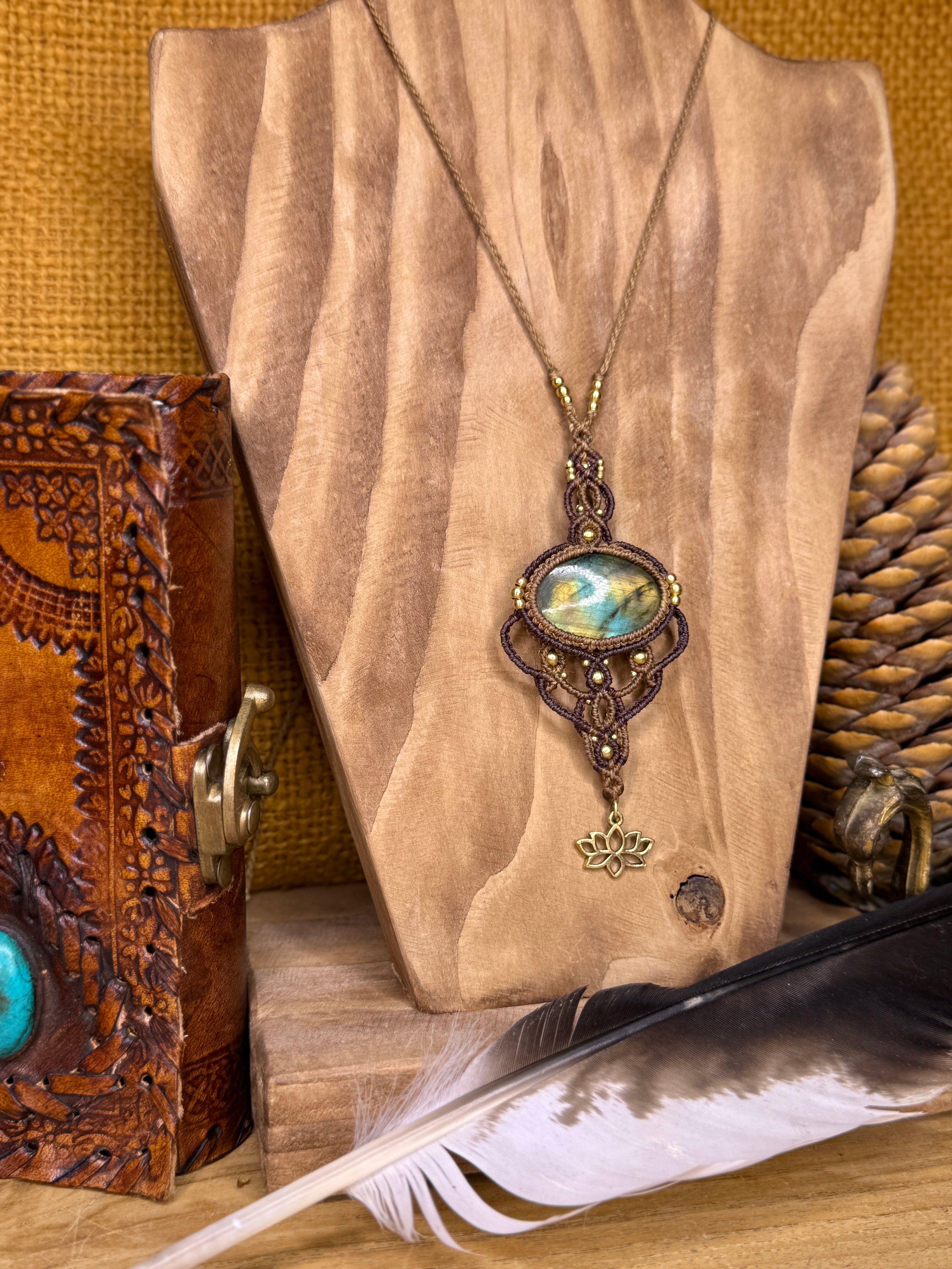 Collier • Labradorite • Lotus
