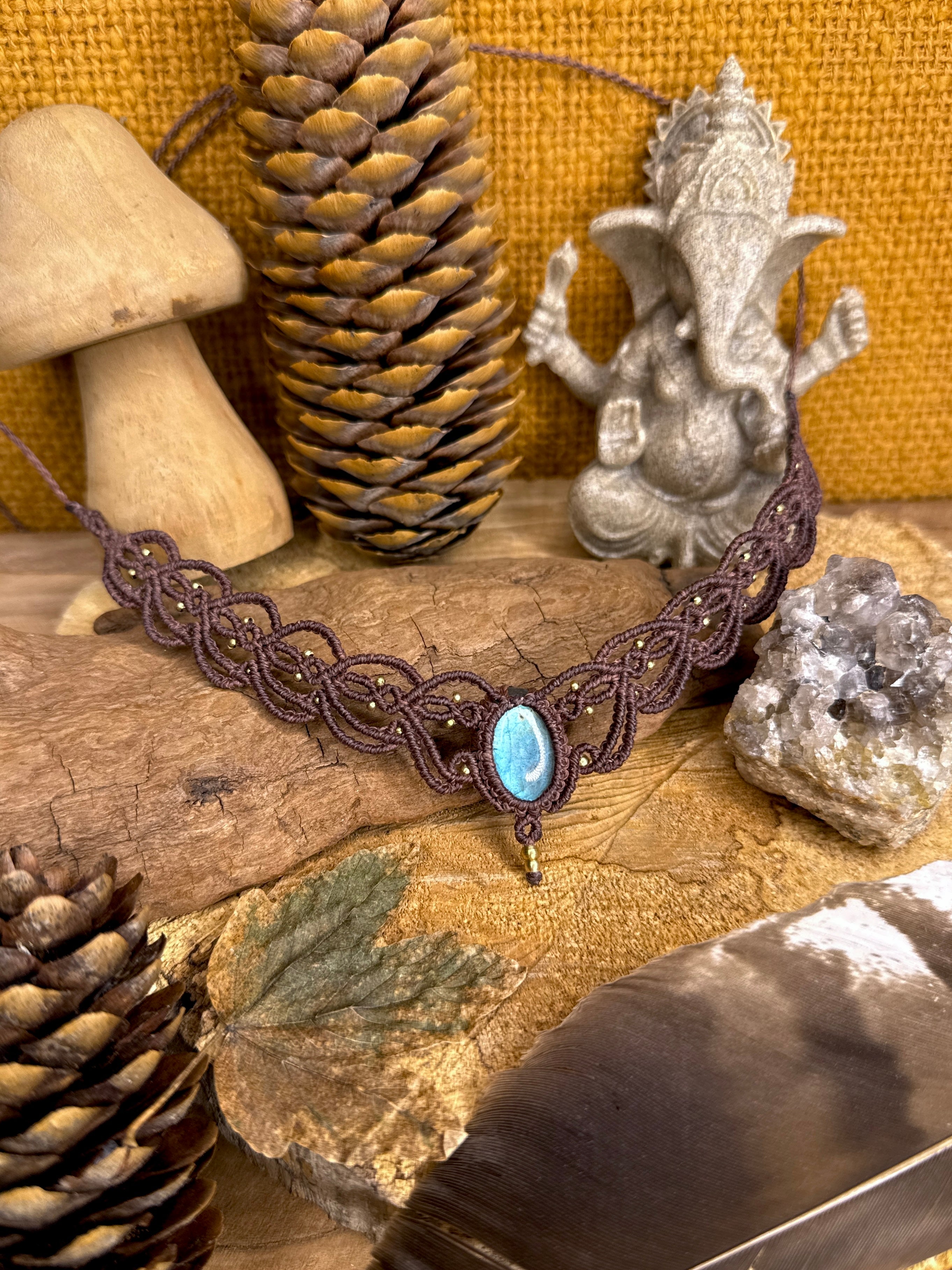 Collier • labradorite