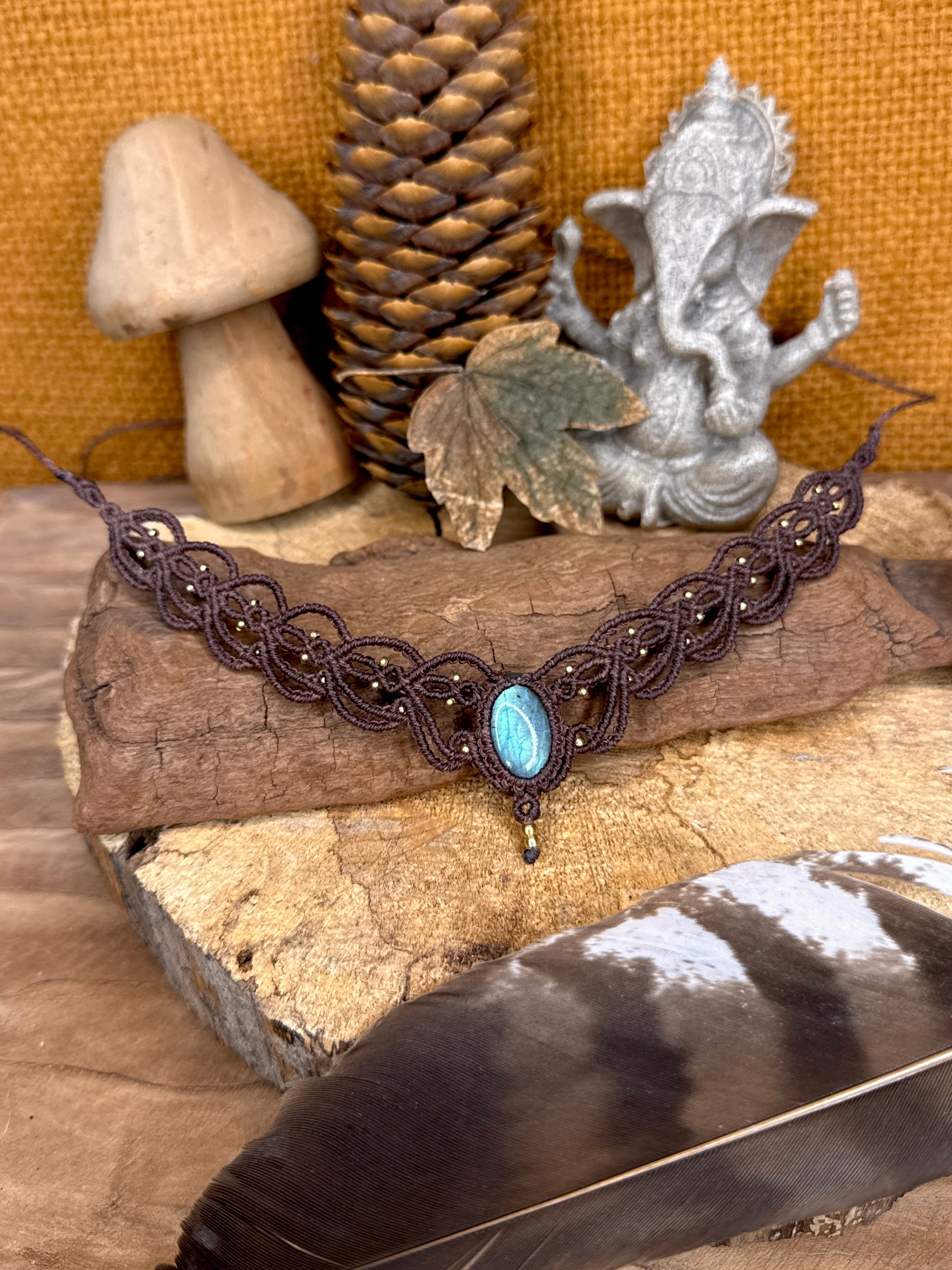 Collier • labradorite