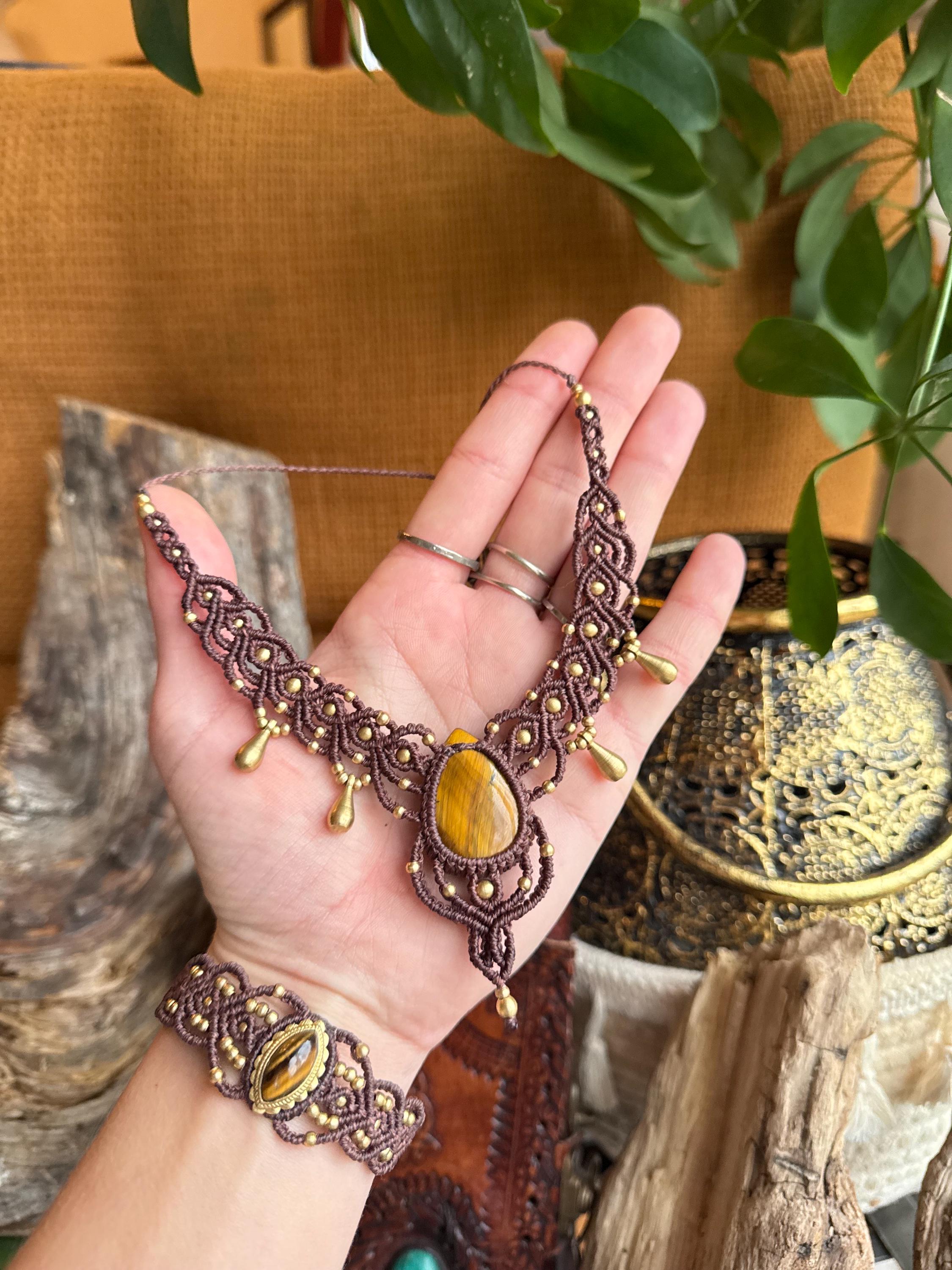 Collier œil de tigre • Protection & ancrage