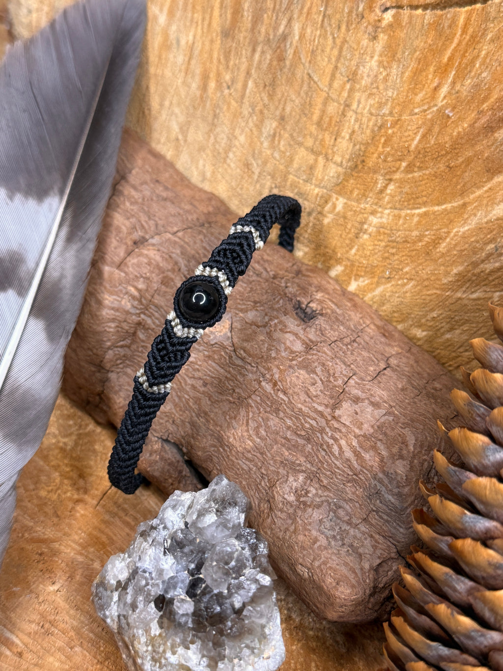 Bracelet • obsidienne