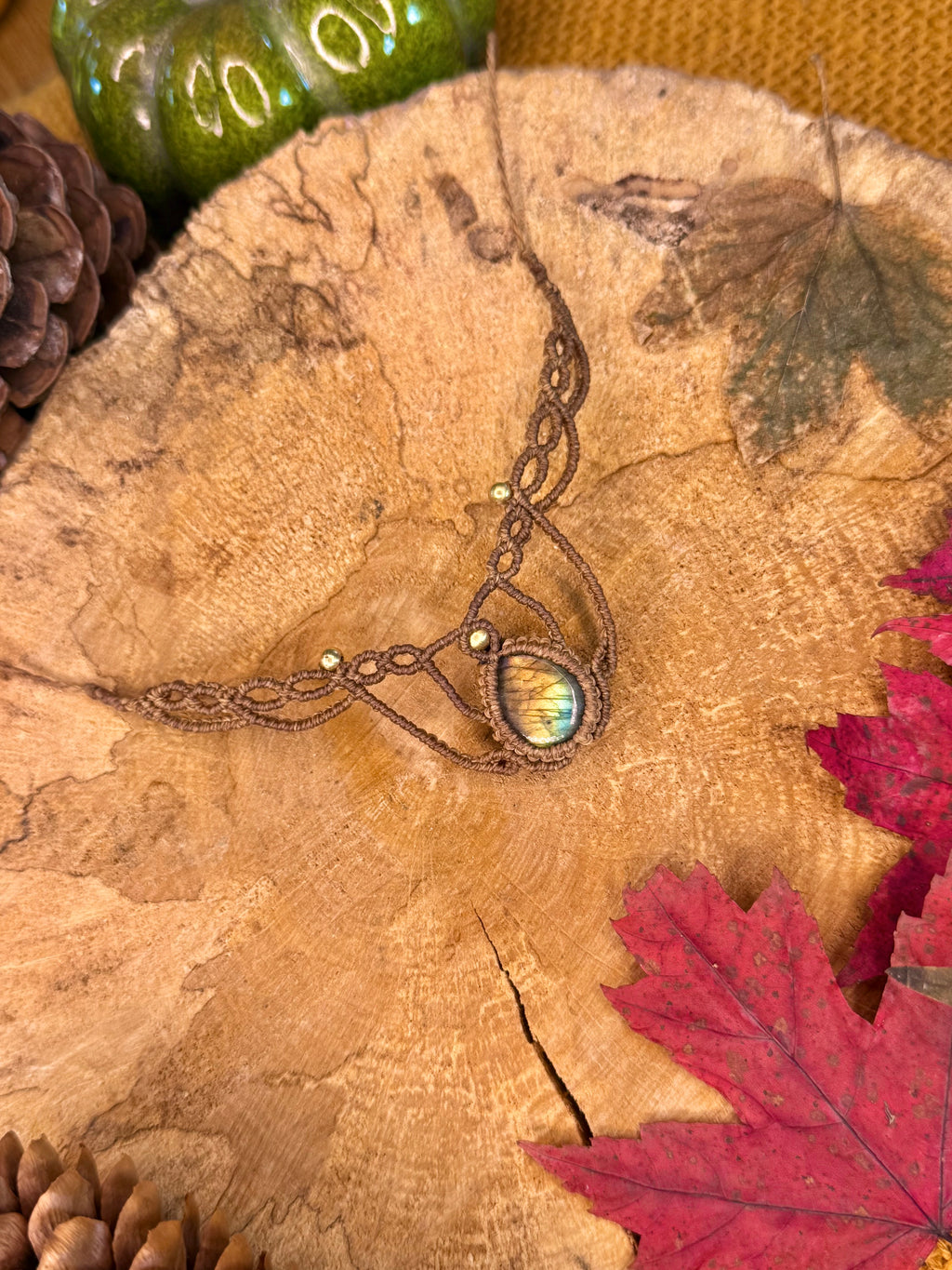 Collier • Ras de cou • Labradorite