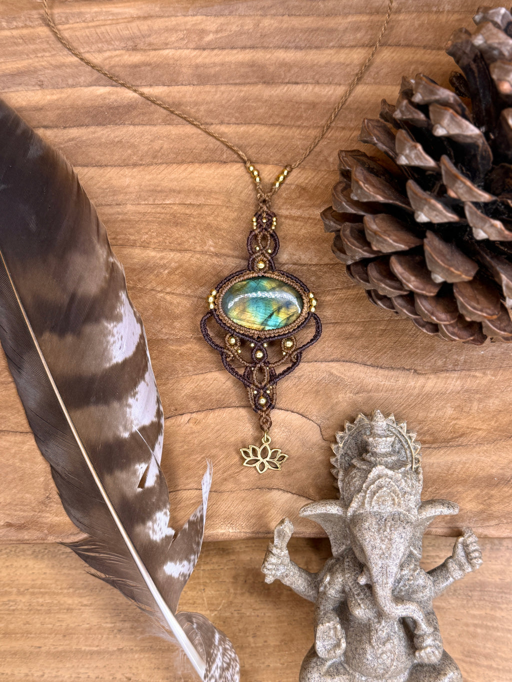 Collier • Labradorite • Lotus