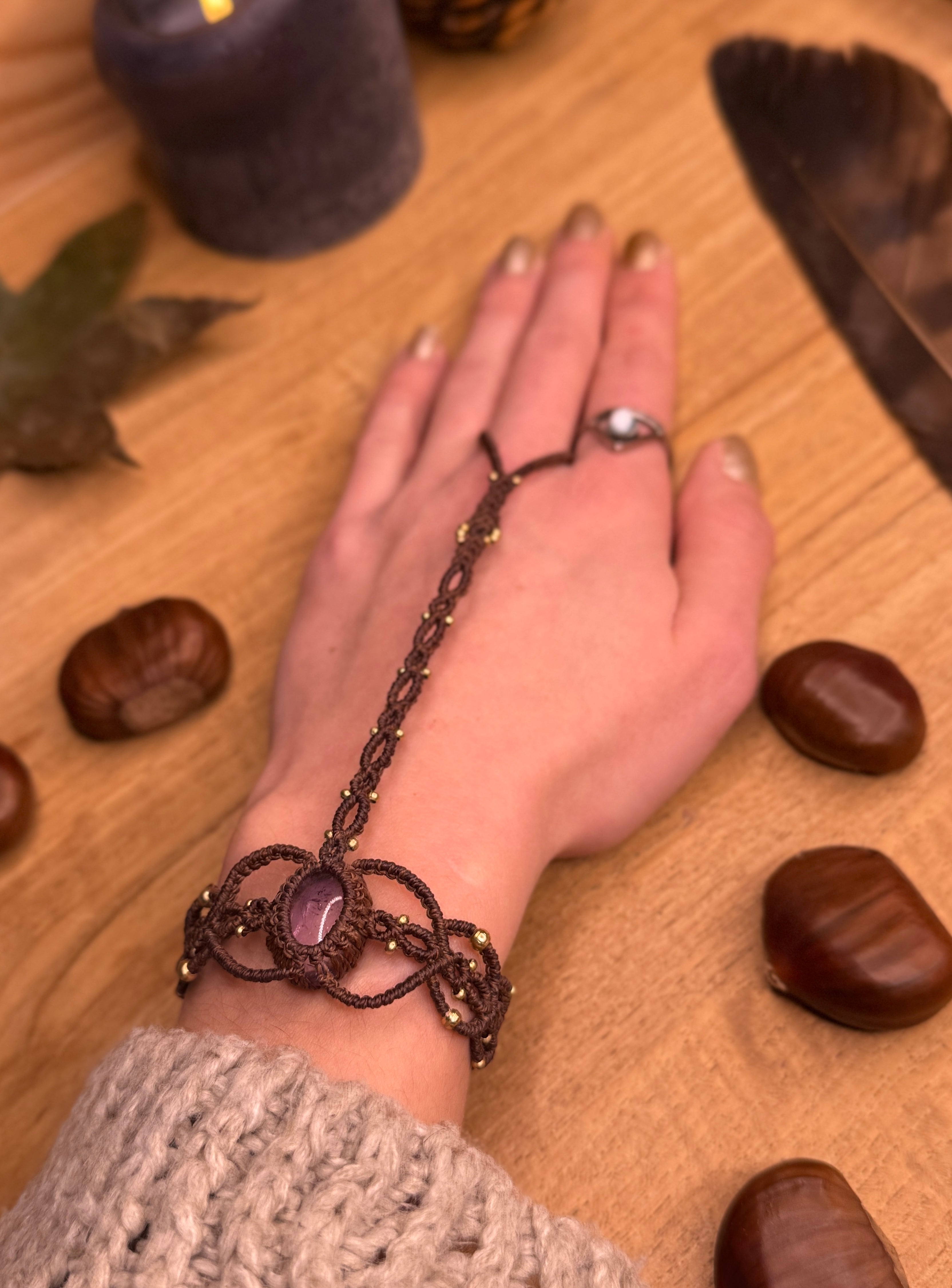 Bijou de main • Améthyste