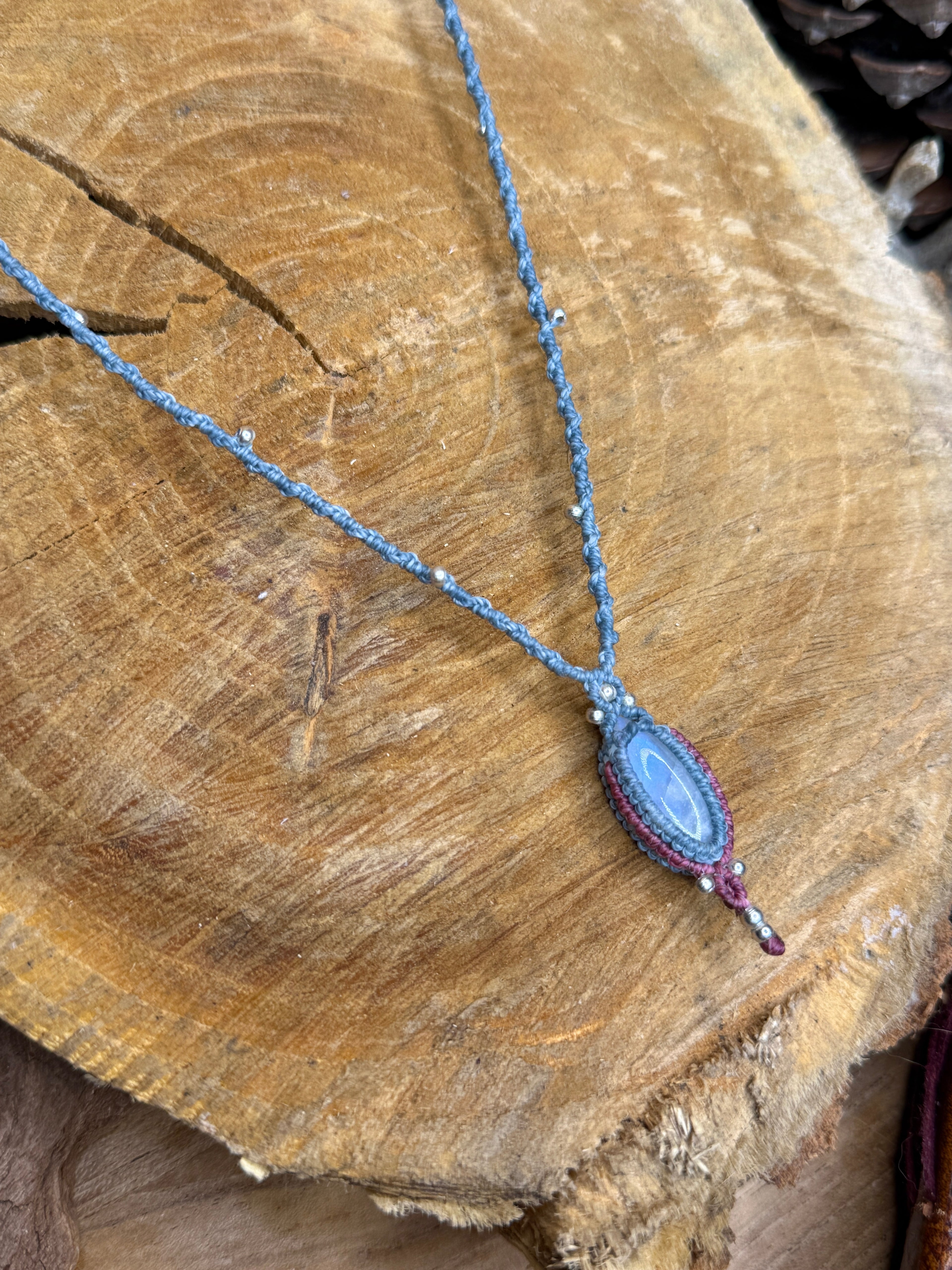 Collier • Pierre de lune (commande personnalisée)