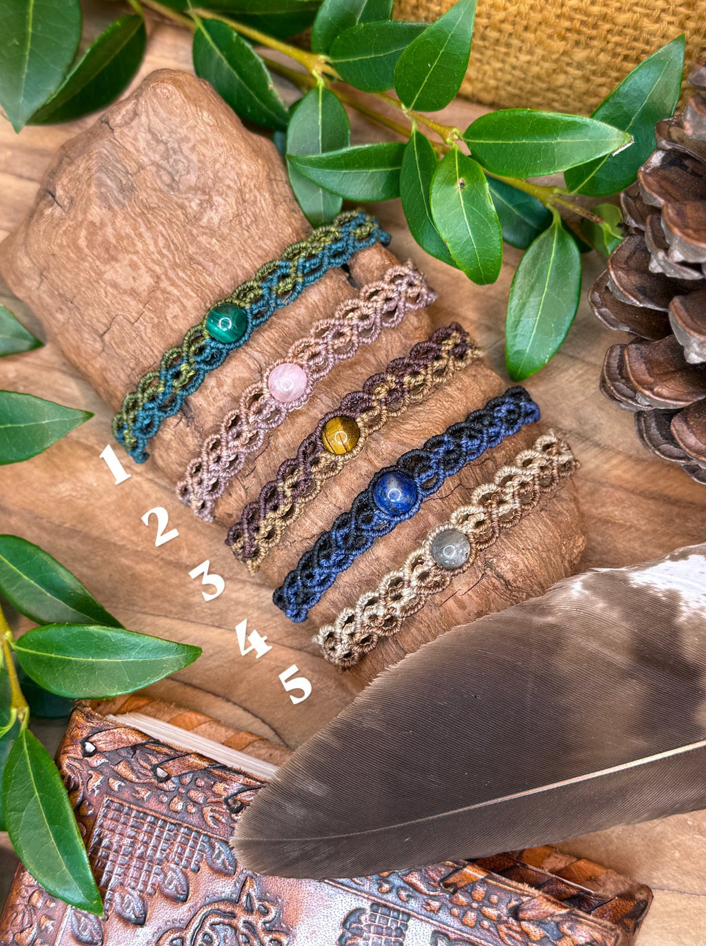 Bracelet • Pierres naturelles semi-précieuses