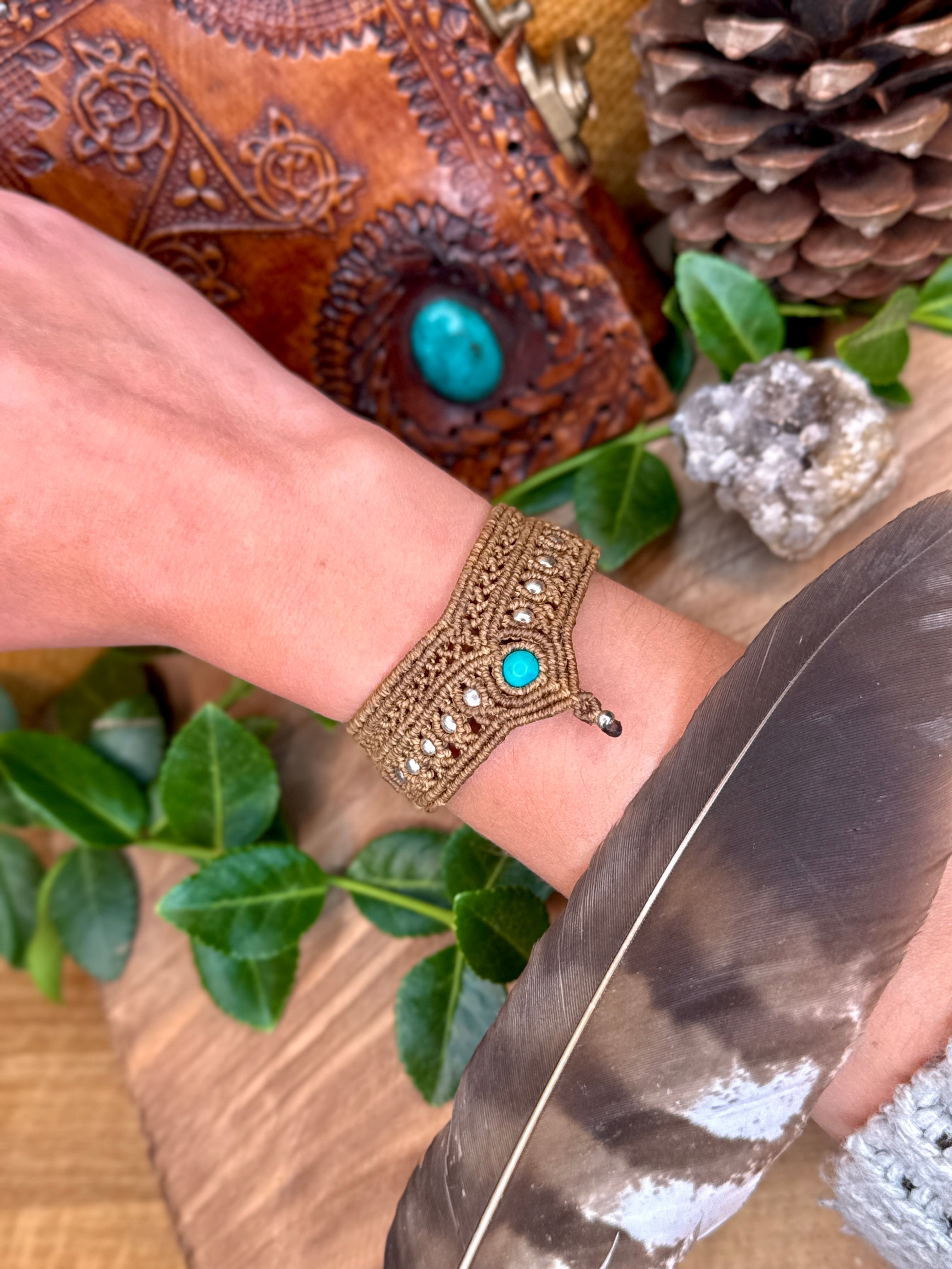 Bracelet • Gold-plated brass cuff