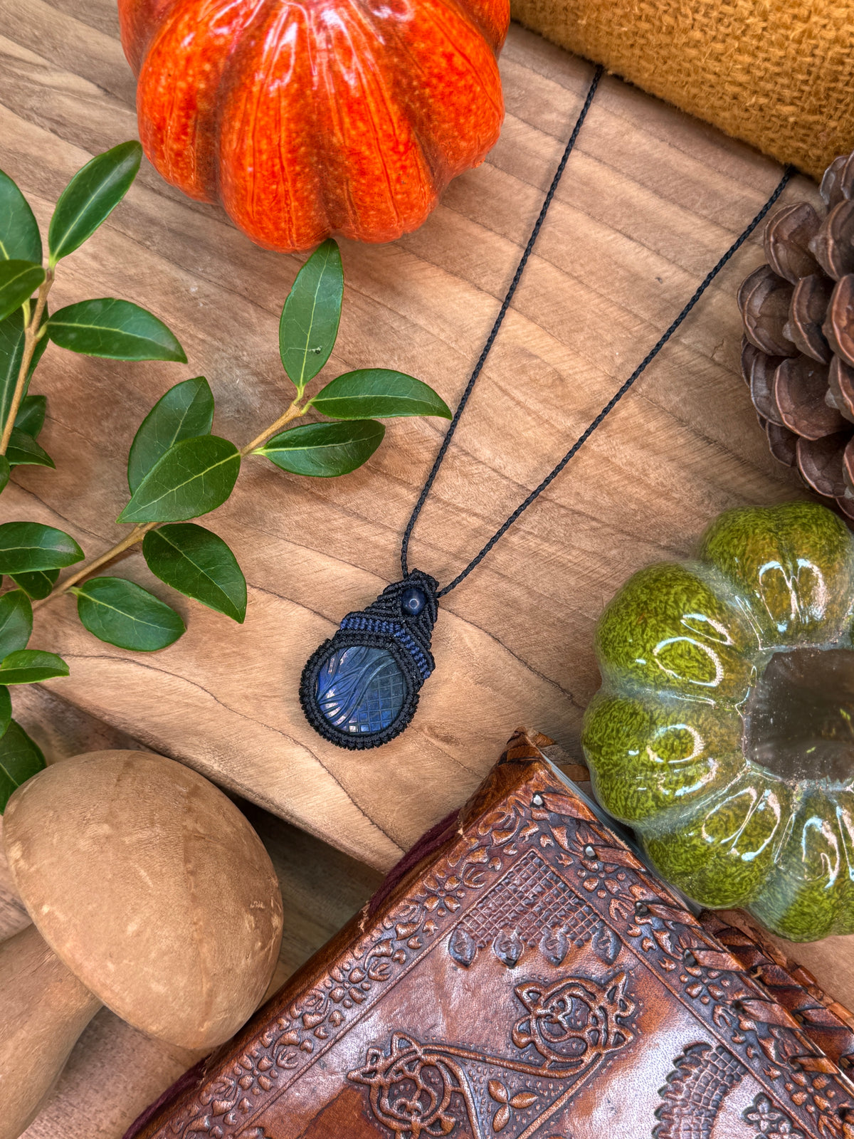 Collier • Pendentif • Labradorite • sodalite
