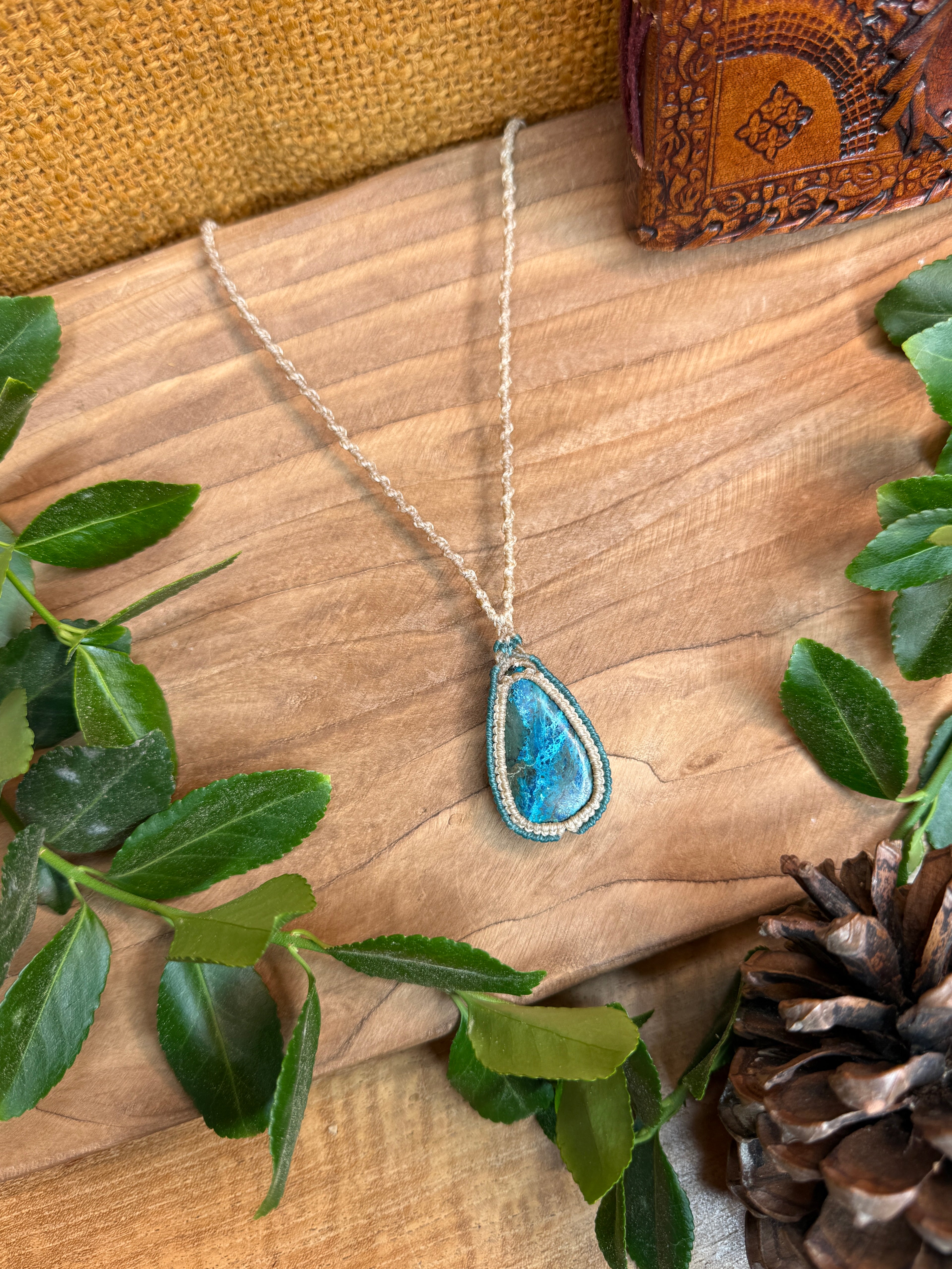 Collier chrysocolle