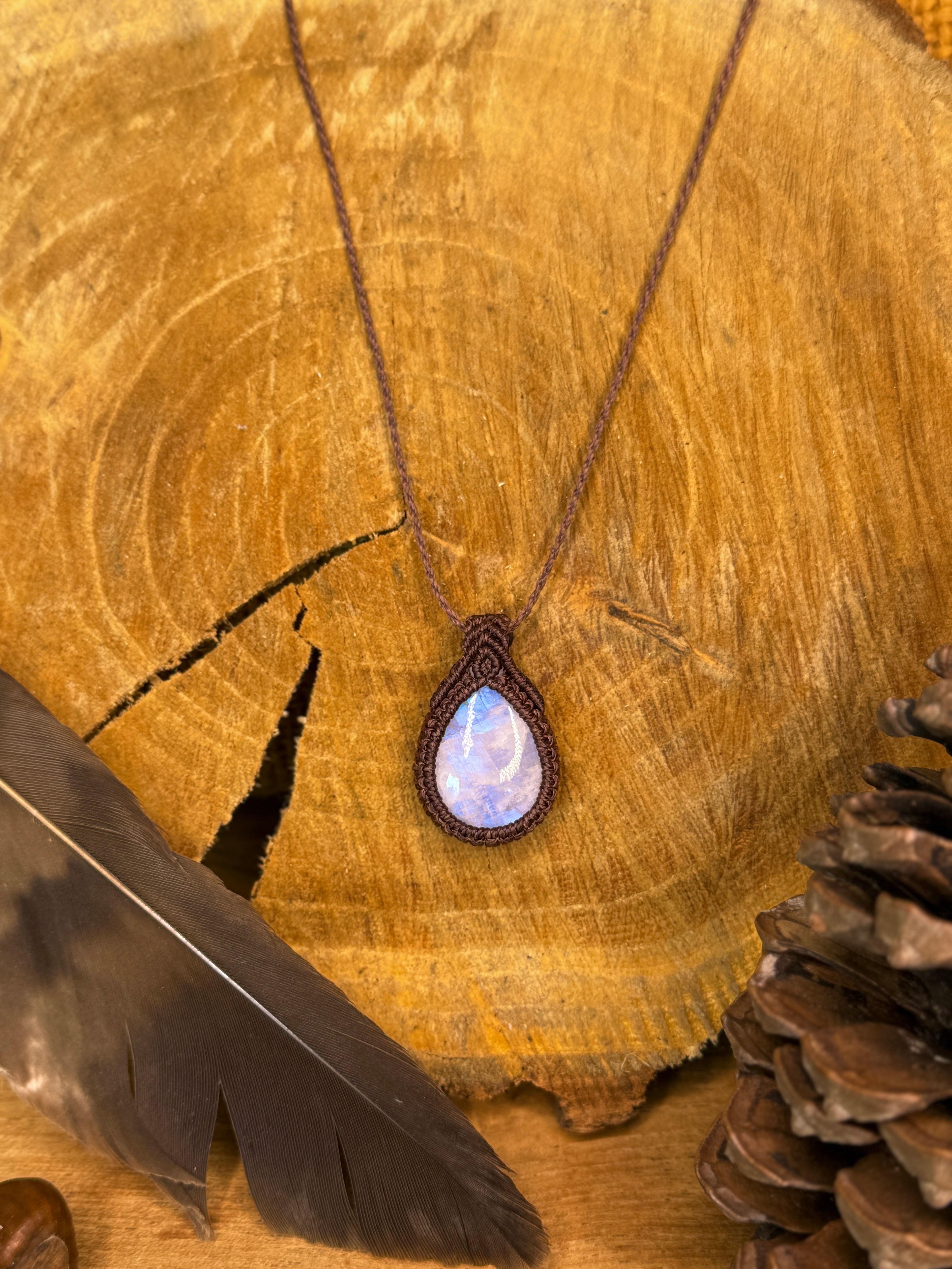 Collier • pendentif • Pierre de Lune