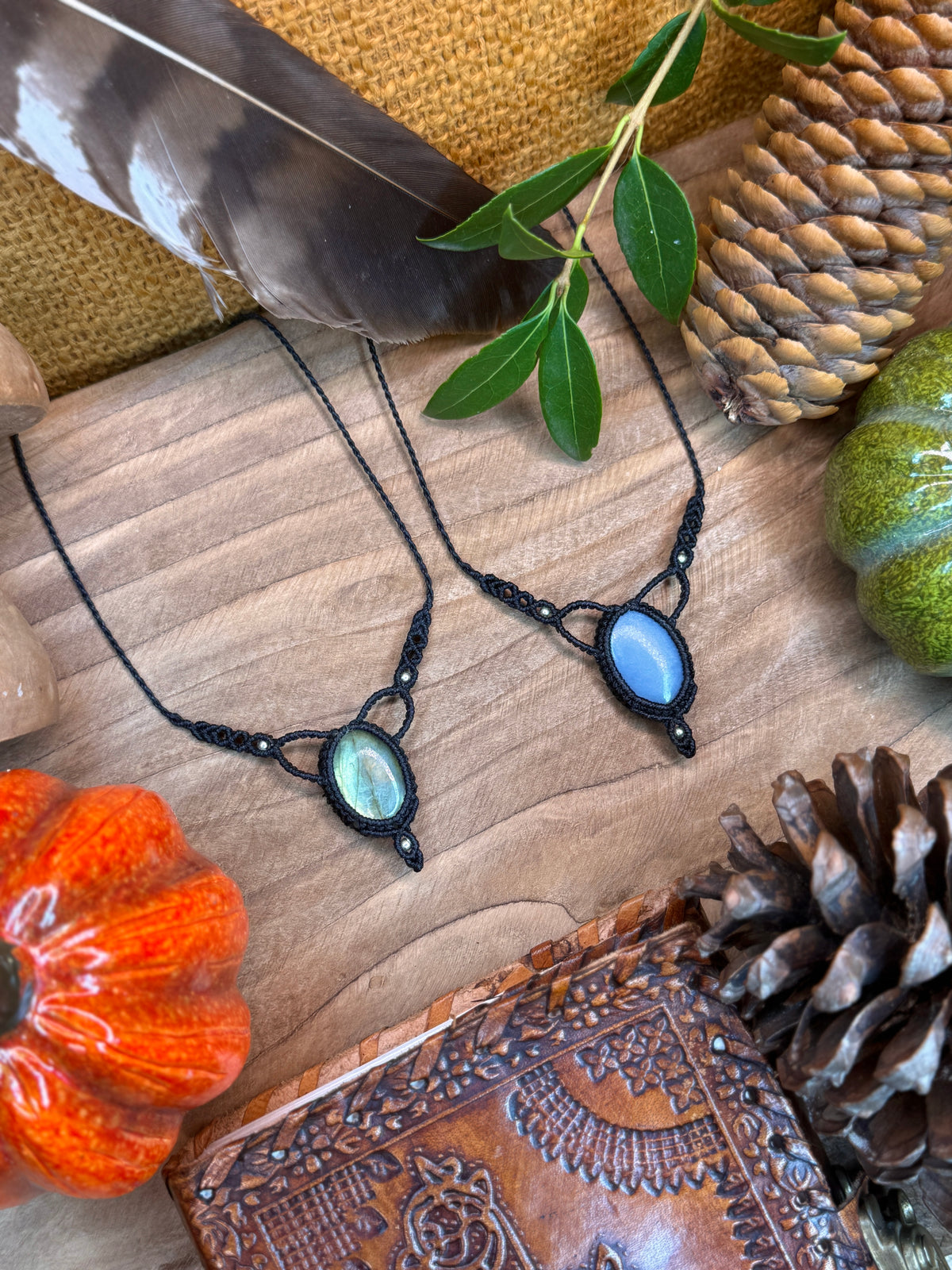 Collier • Labradorite • Angélite