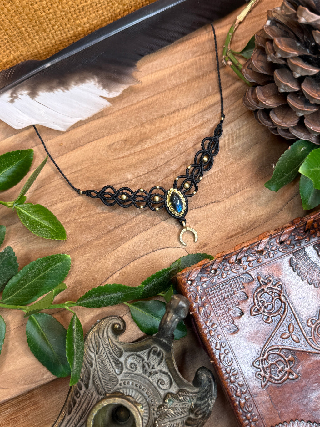 Collier • Labradorite • ras-de-cou