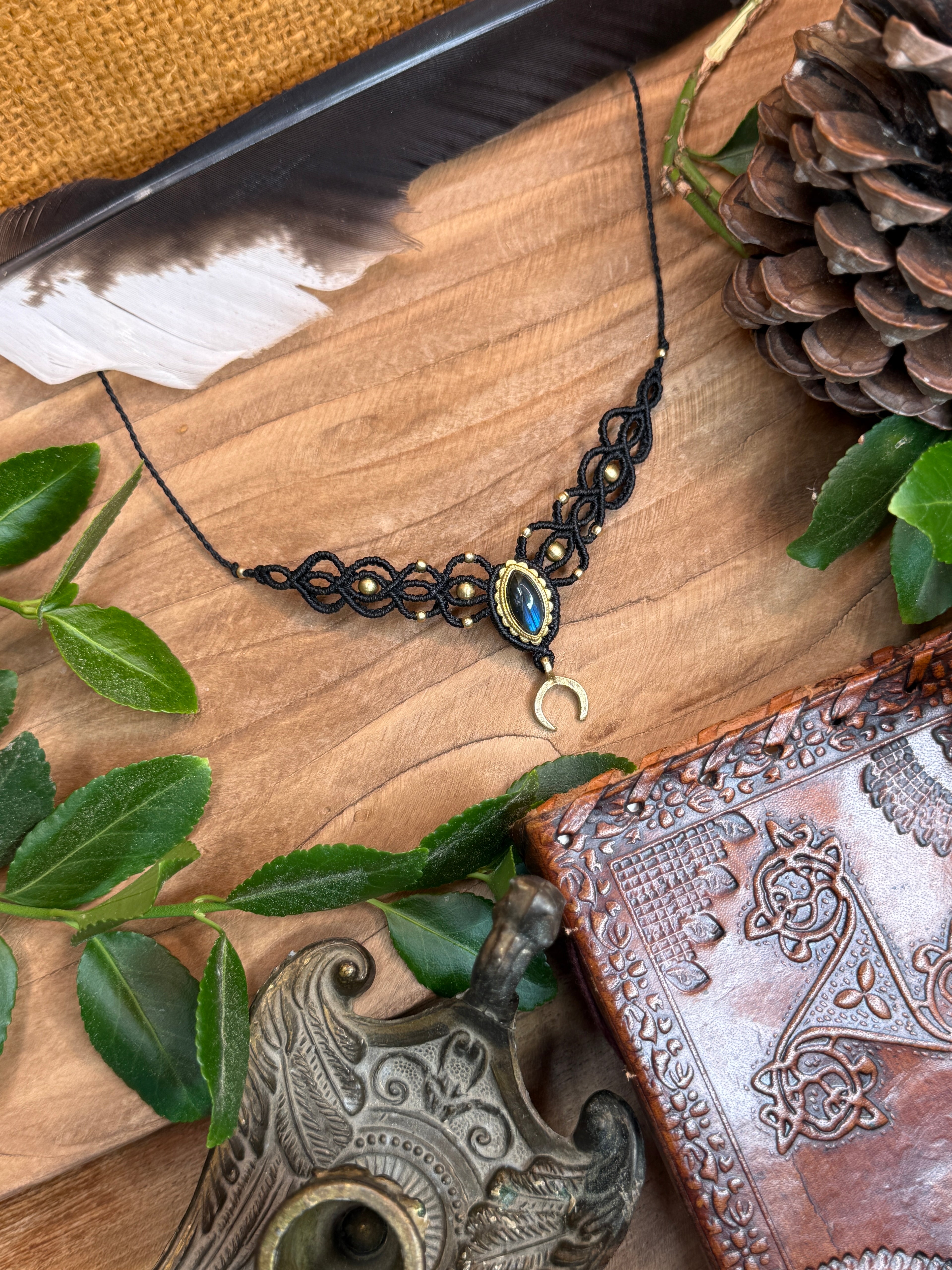 Collier • Labradorite • ras-de-cou