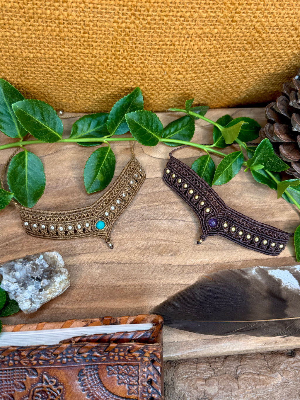 Bracelet • Gold-plated brass cuff