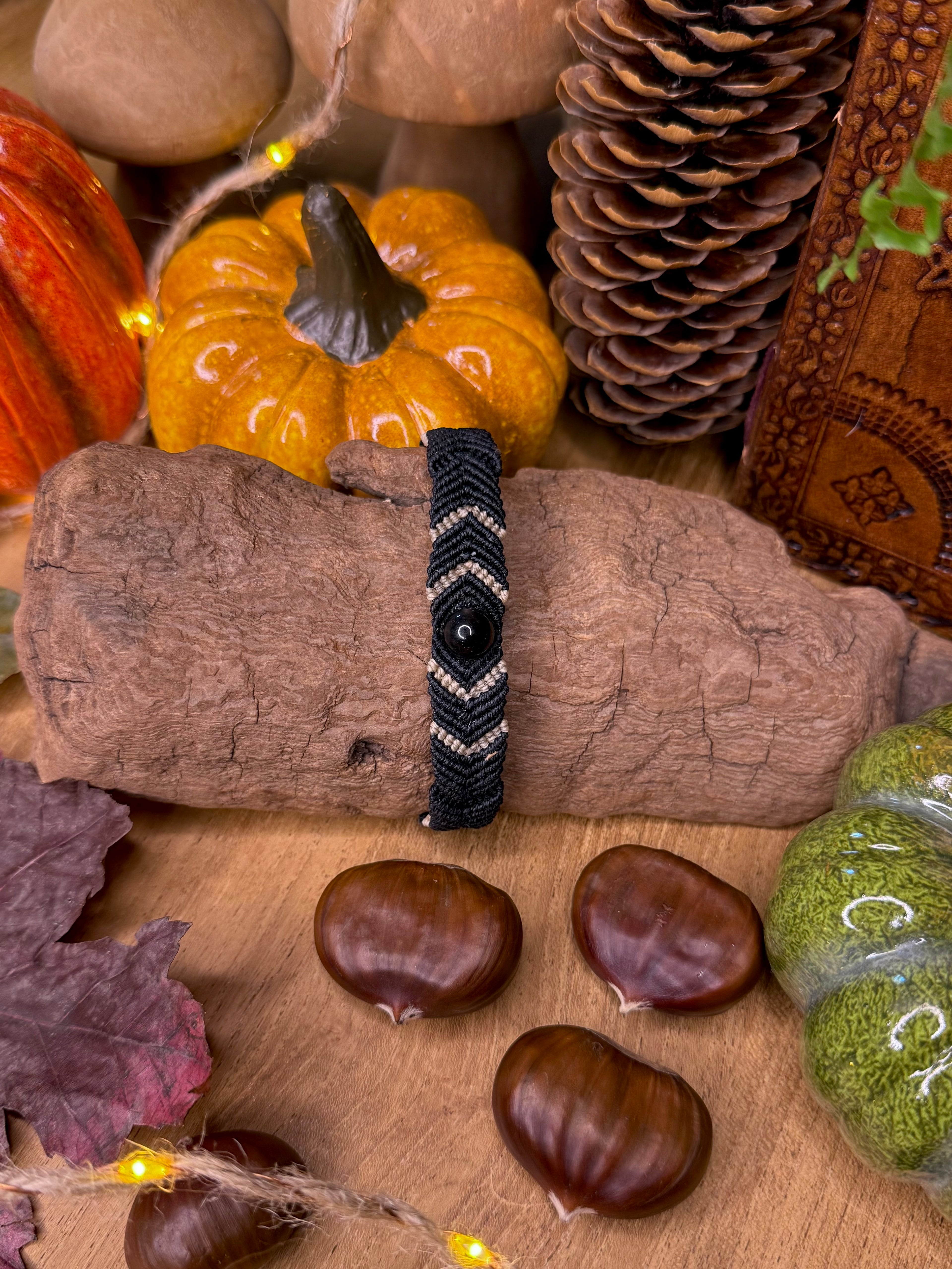 Bracelet • Obsidienne