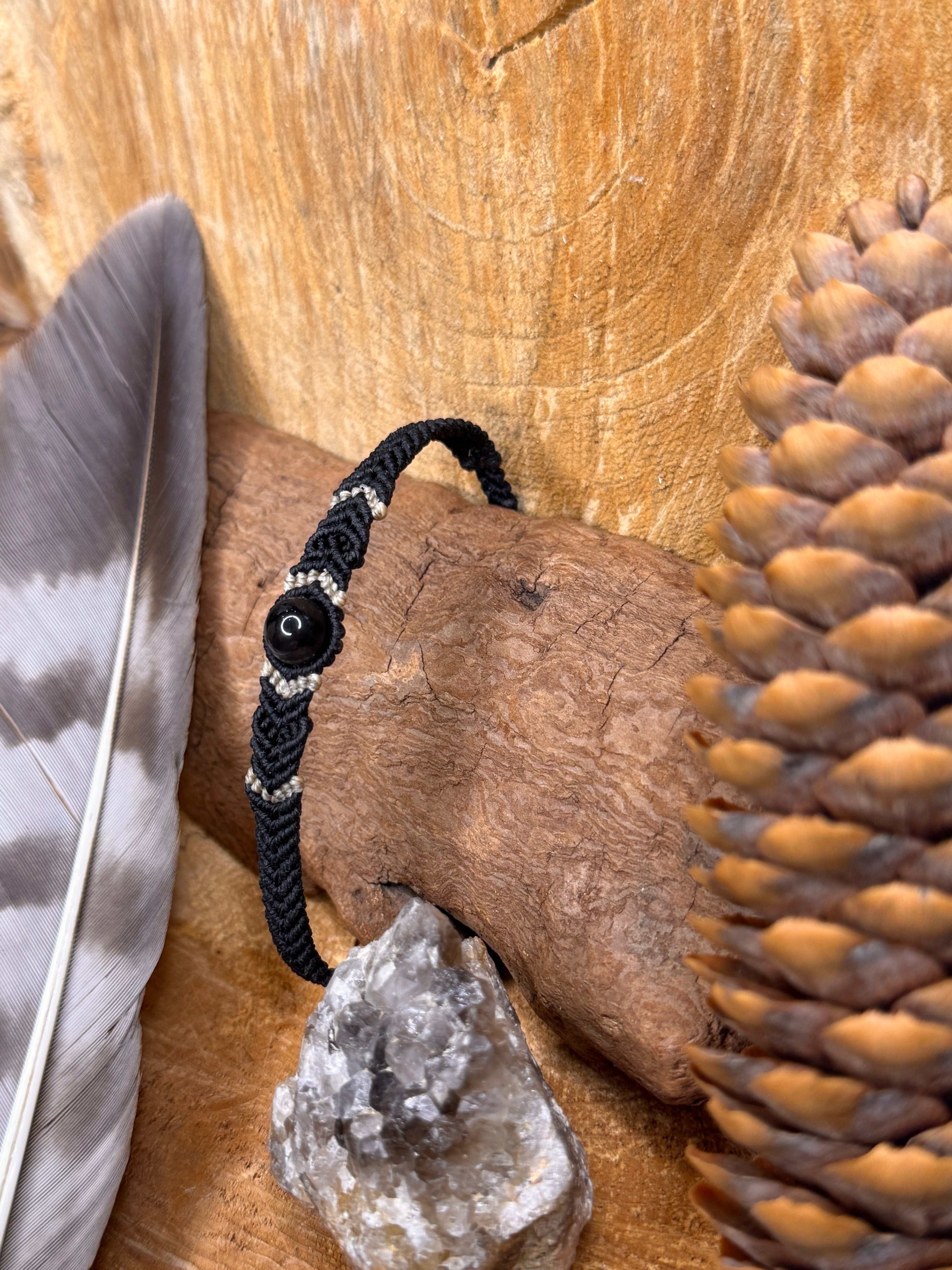 Bracelet • obsidienne