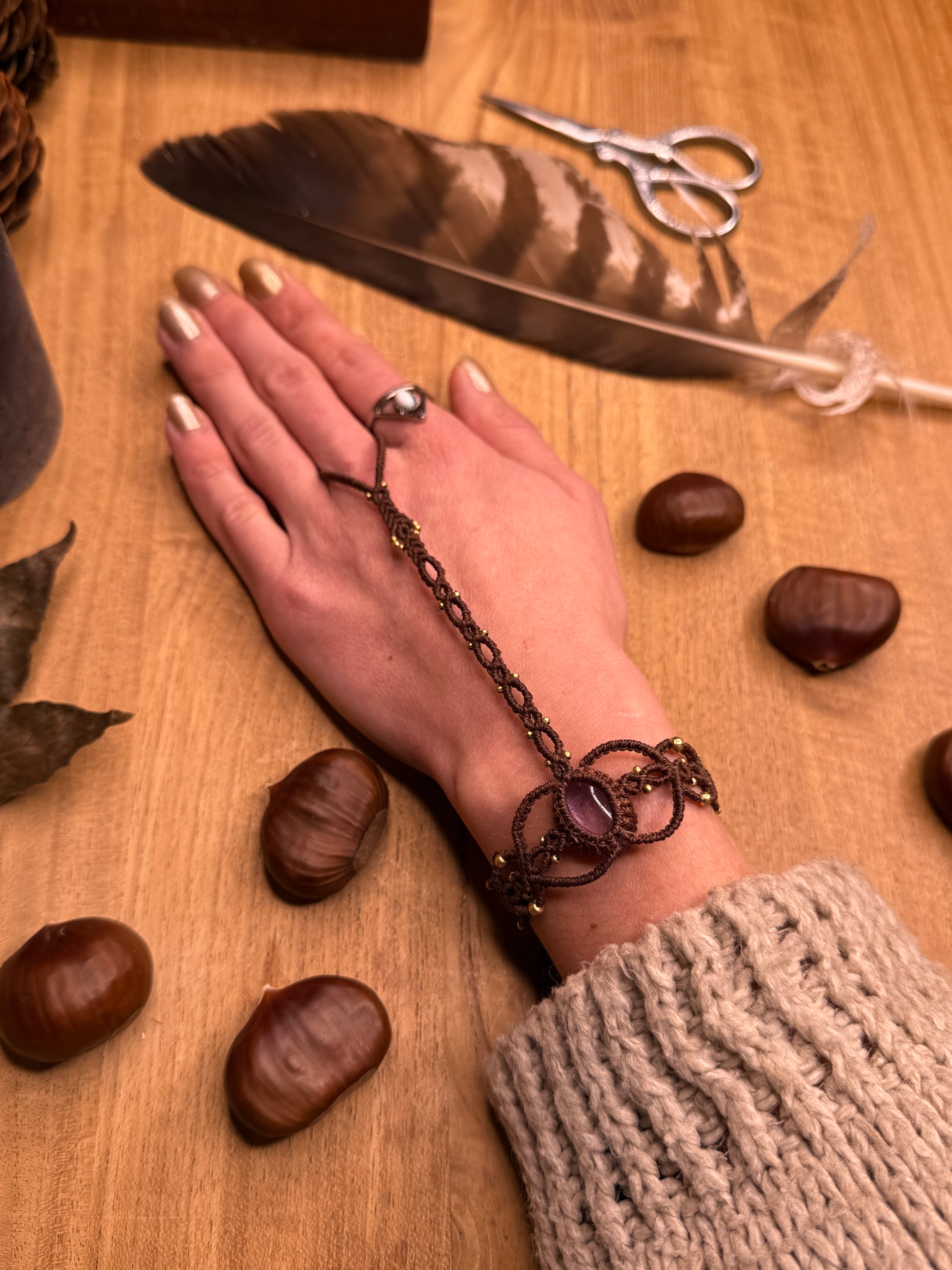 Bijou de main • Améthyste