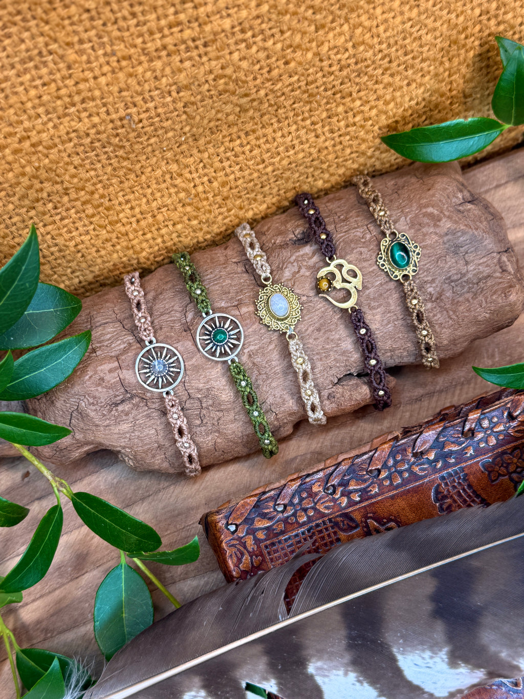 Bracelet • Pendentif • Pierres naturelles semi-précieuses