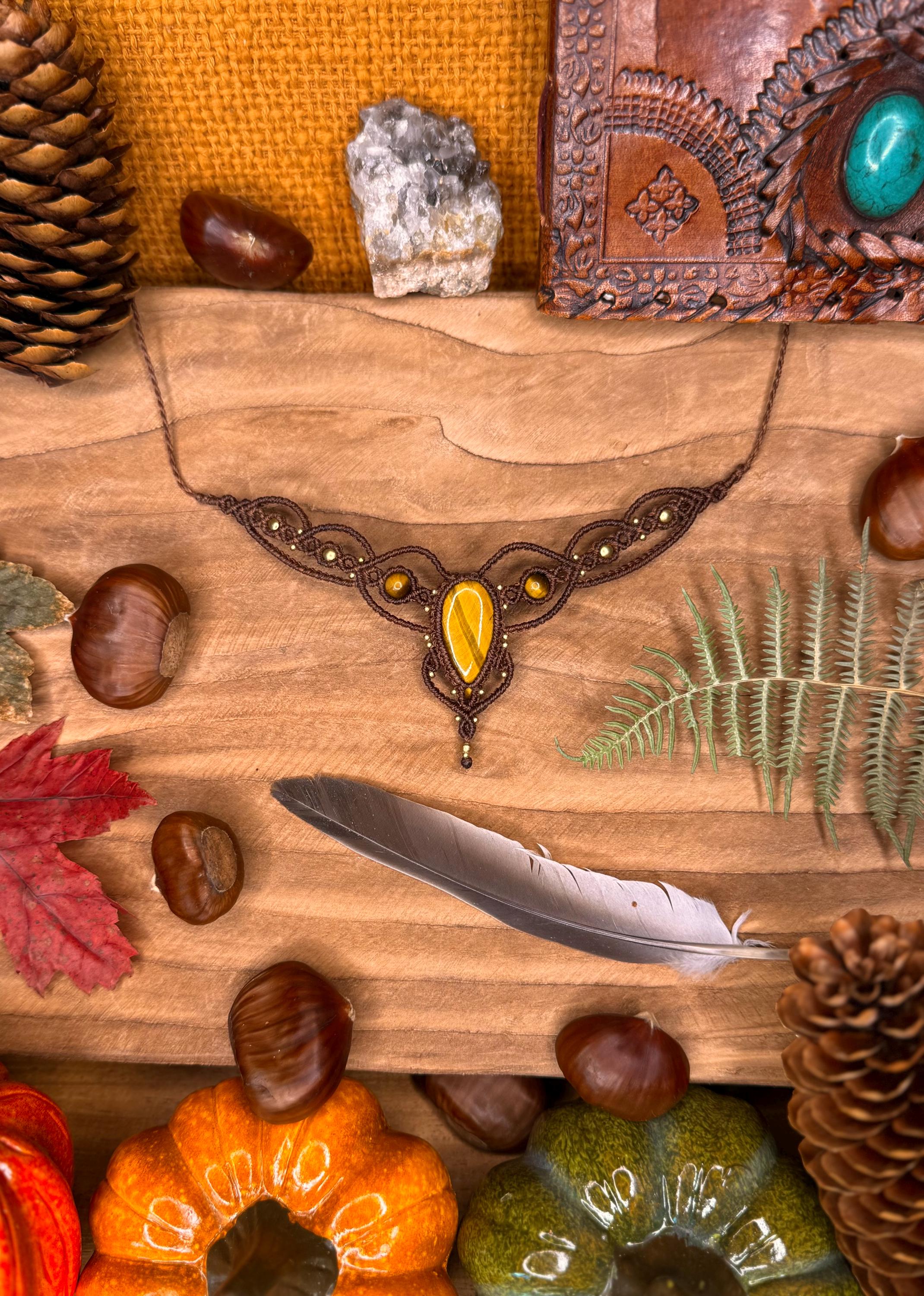 Collier œil de tigre• Protection & ancrage